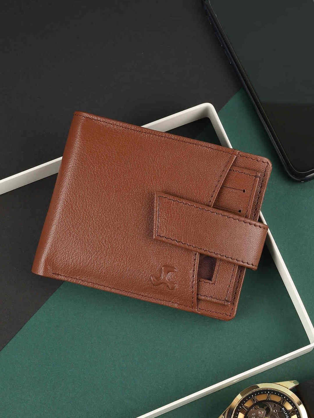 

Mochi Men Leather Card Holder, Tan