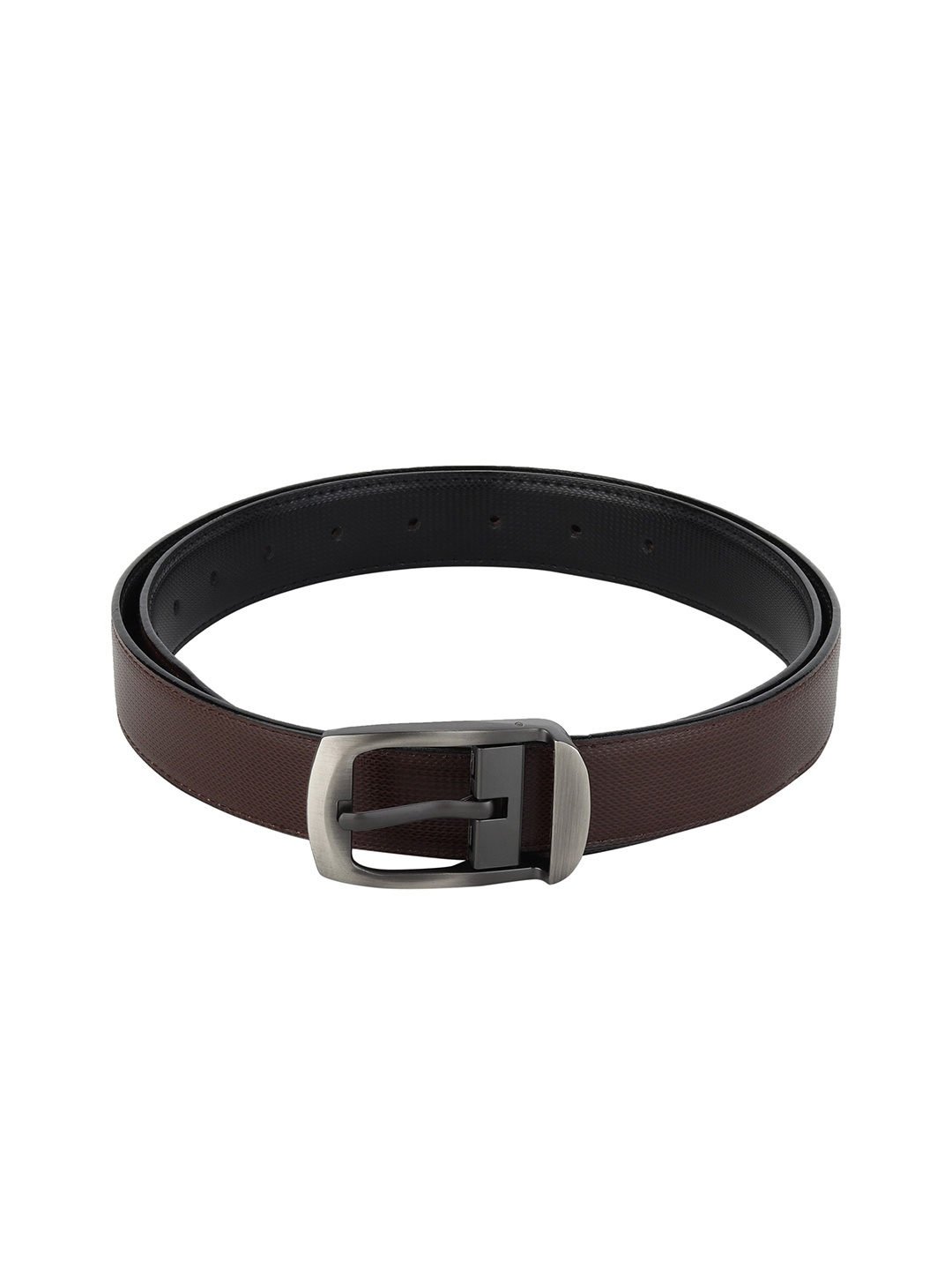 

Provogue Men Textured Belt, Brown