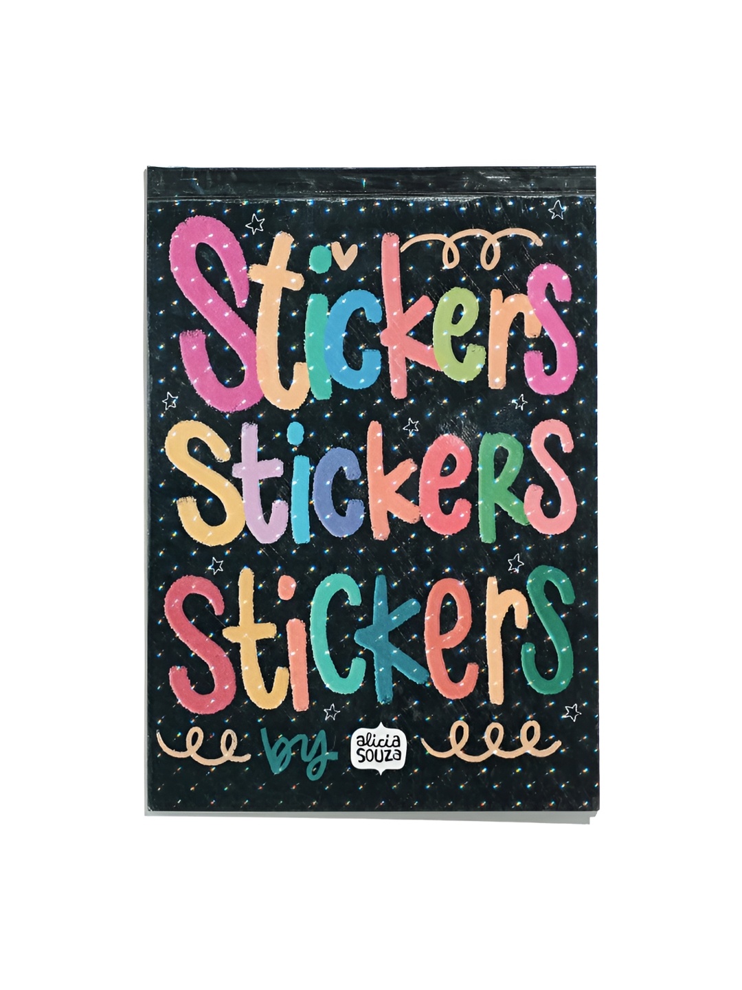 

Alicia Souza Pink & Black Printed Waterproof Sticker Book
