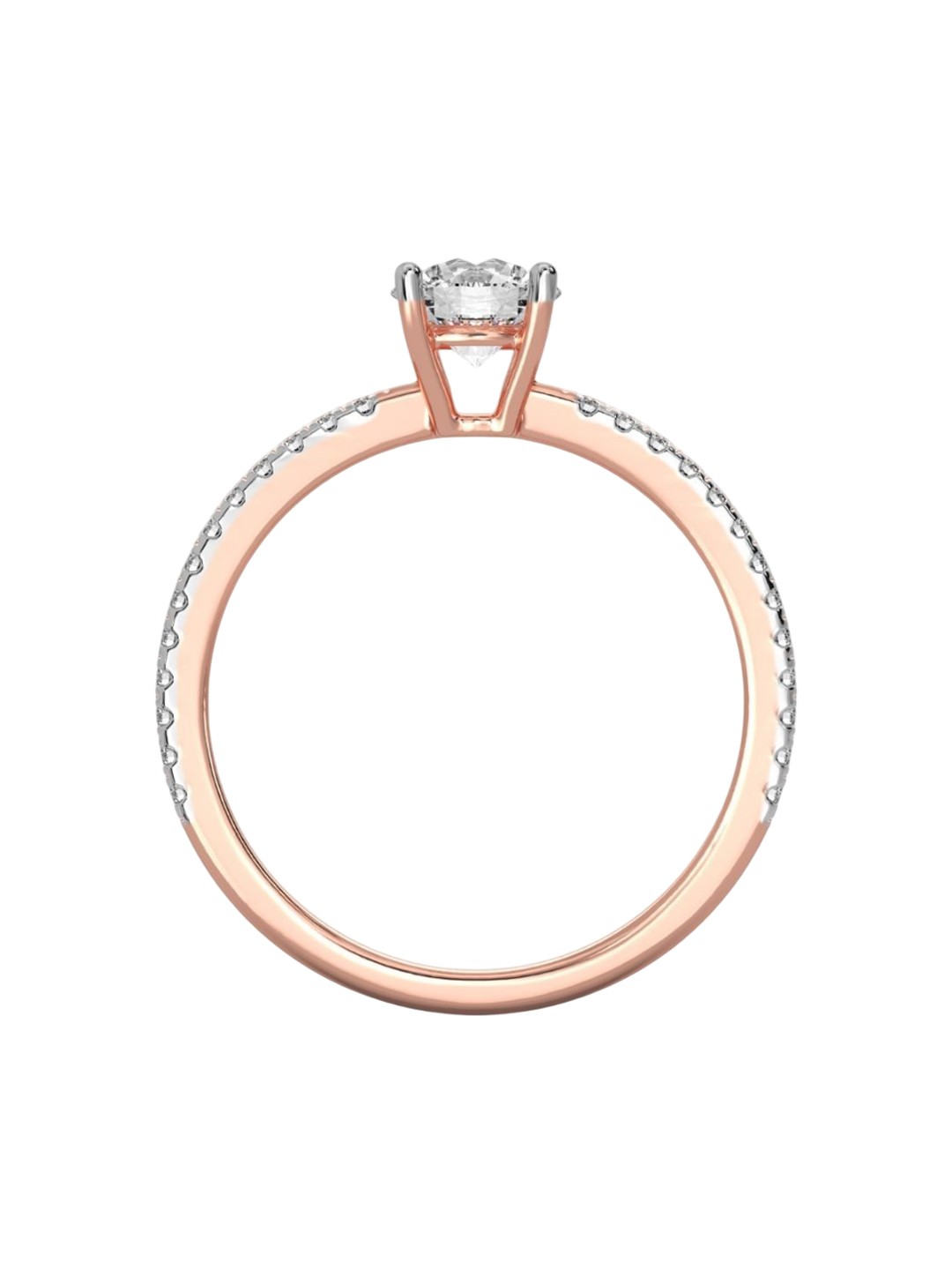 

Emori Classic Solitaire Ring, Rose gold