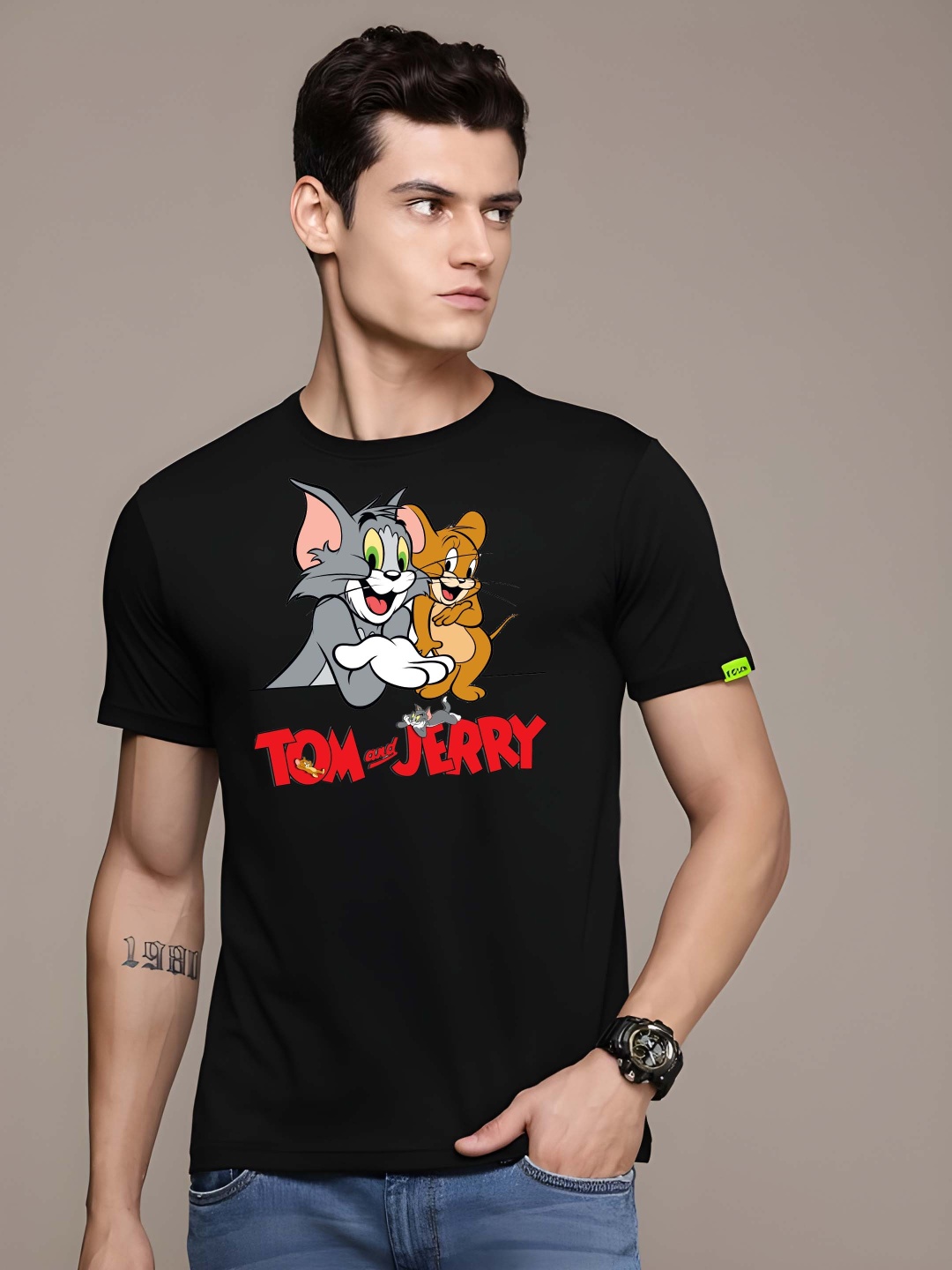 

BOWLIFESTYLE Men T-shirt, Black