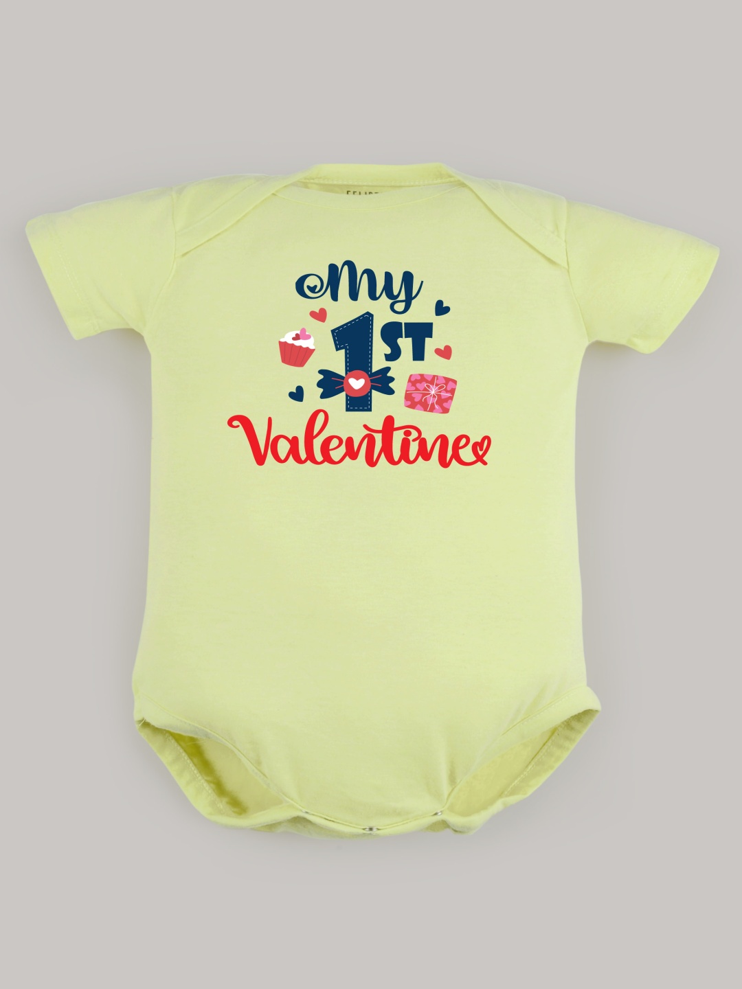 

FFLIRTYGO Infants Valentine Day Printed Cotton Bodysuit, Green