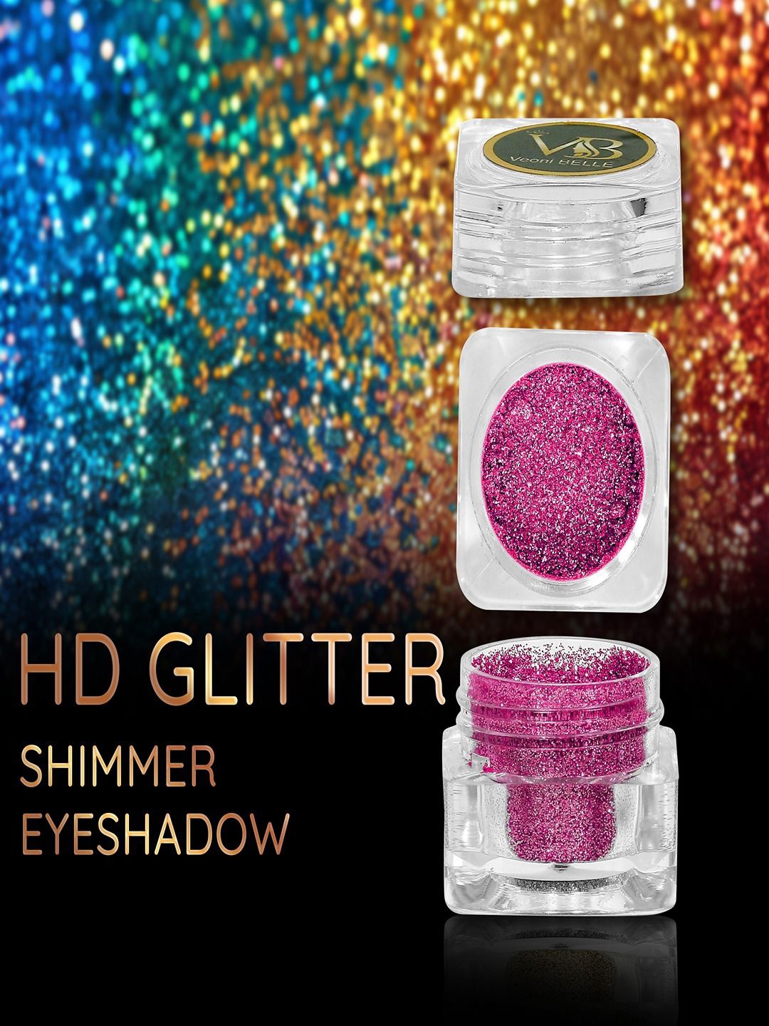 

Veoni BELLE HD Glitter Shimmer Waterproof Eyeshadow - Magenta