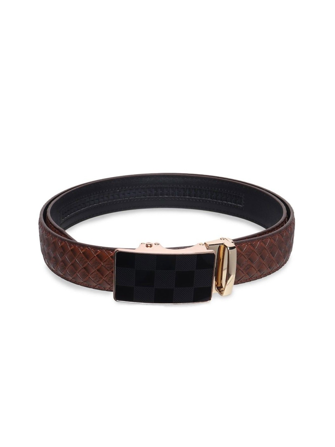 

Provogue Men Textured Belt, Brown