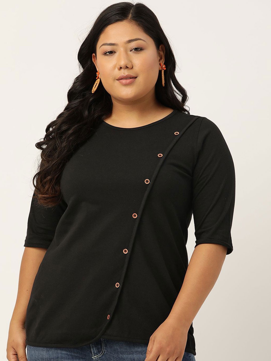 

theRebelinme Cotton Top, Black