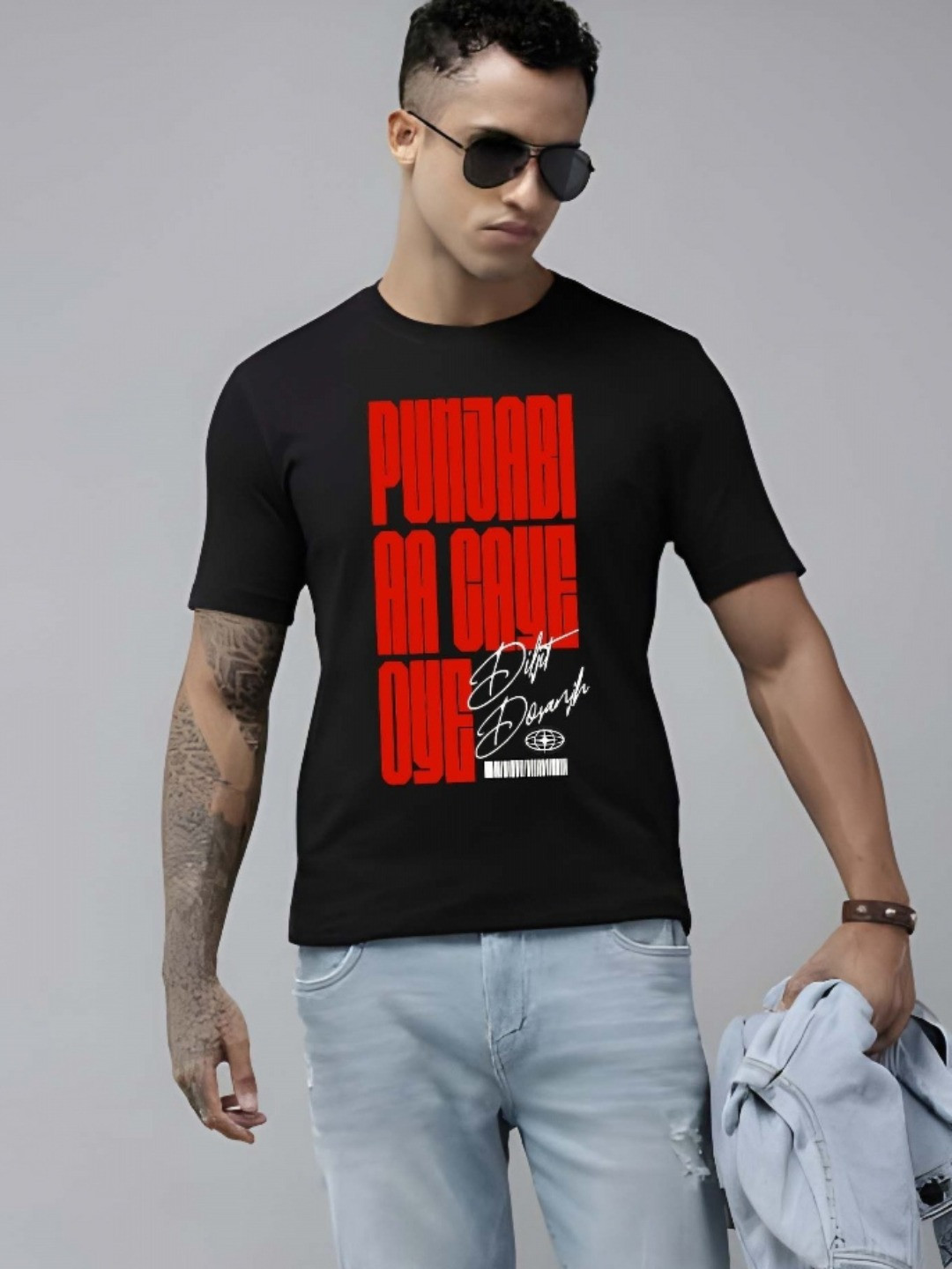 

Moda Rapido Men T-shirt, Black