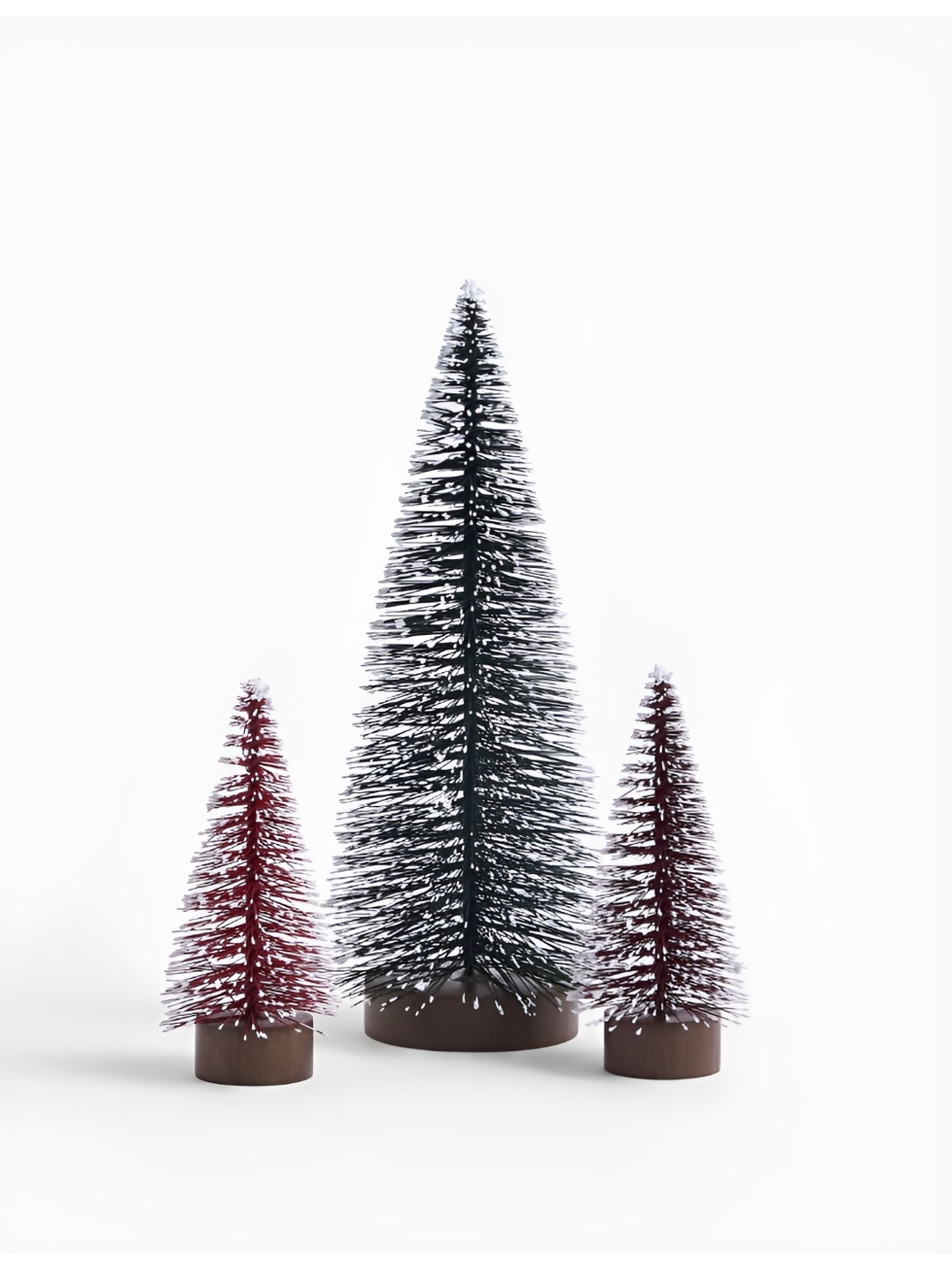 

Marks & Spencer Green & Red 3 Pieces Bristle Tree Decorations