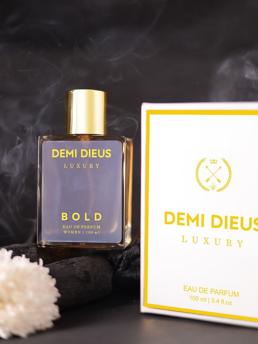 

DEMI DIEUS Bold Women Long Lasting Eau De Parfume - 100 ml, Transparent