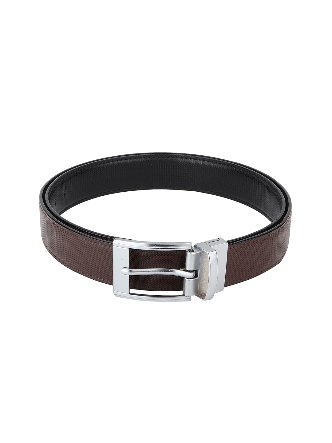 

Provogue Men Textured Reversible Formal Belt, Brown