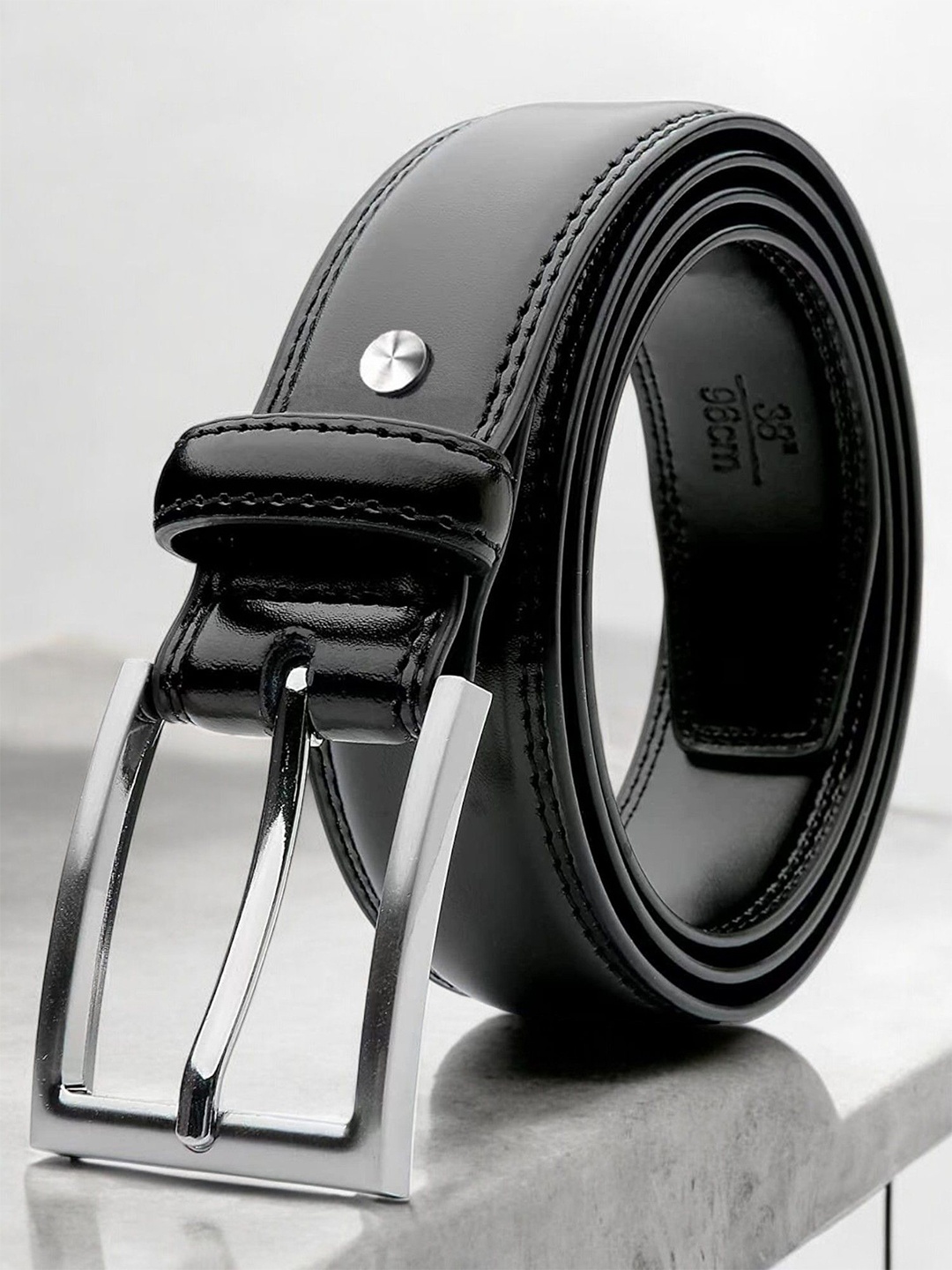 

Provogue Men PU Belt, Black