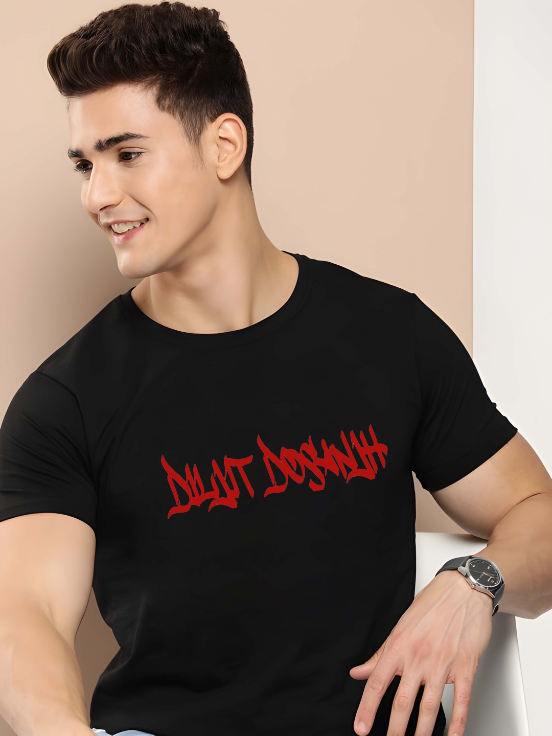 

Krimmple Men T-shirt, Black