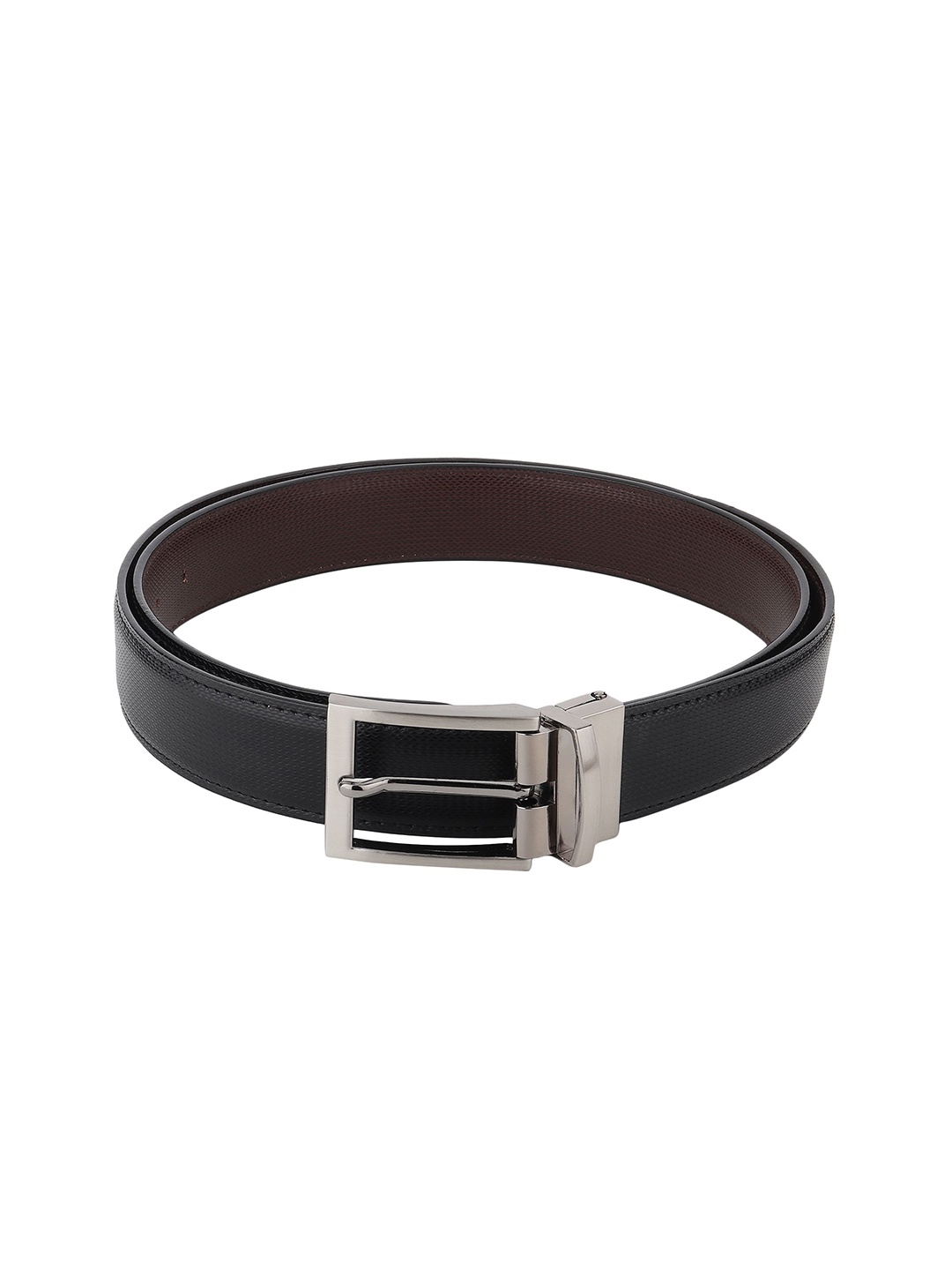 

Provogue Men Textured Formal Belt, Black