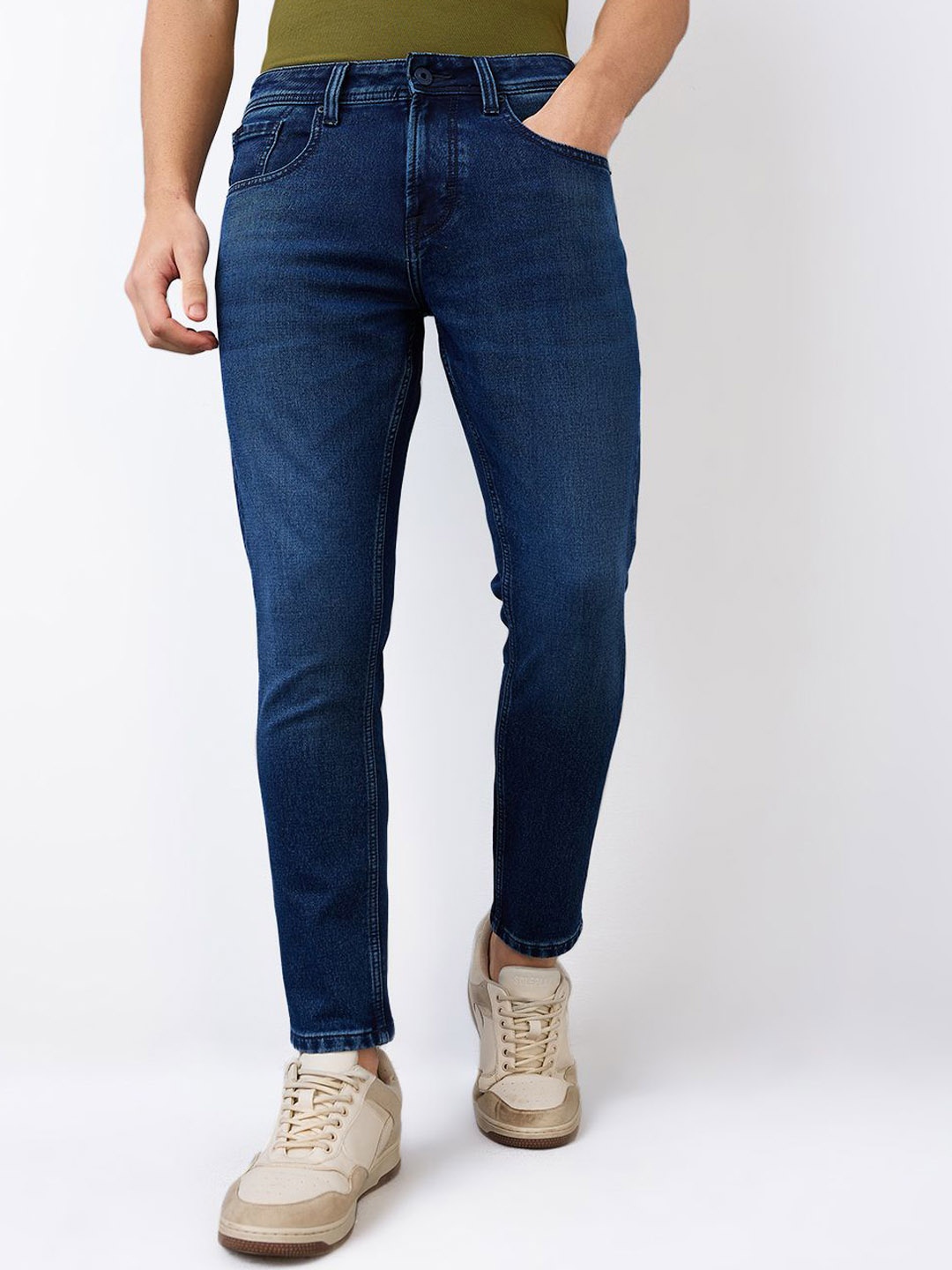 

SPYKAR Men Slim Fit Cotton Jeans, Blue