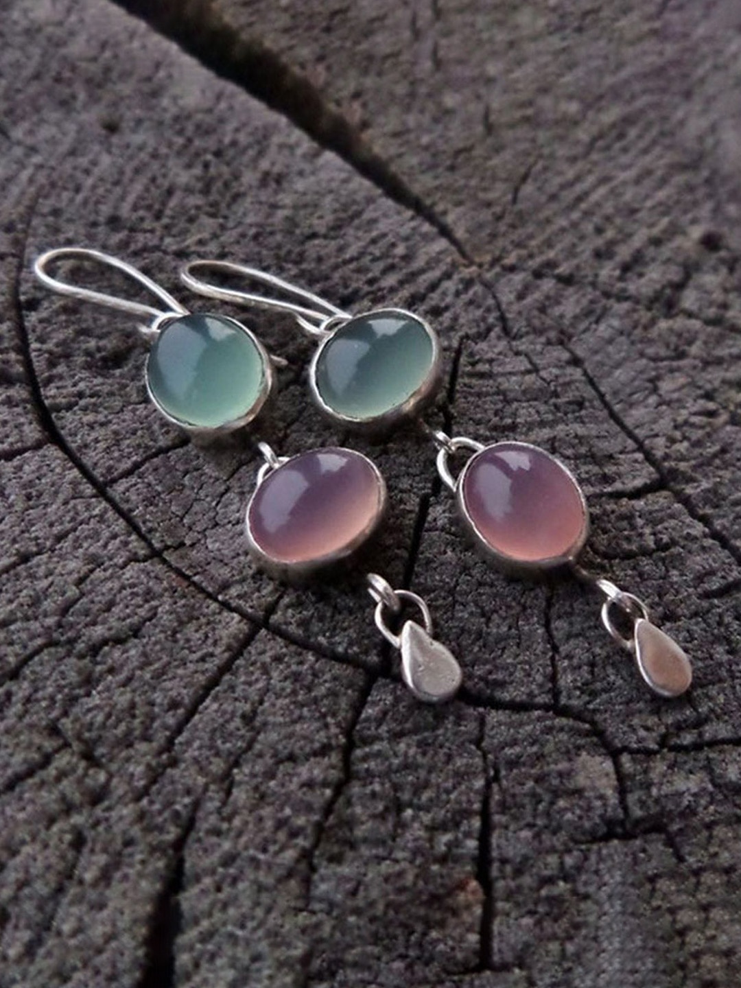 

Just Lil Things Contemporary Drop Earrings, Blue