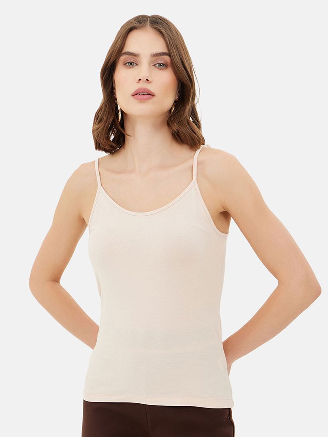 

Kazo Cotton Top, Nude