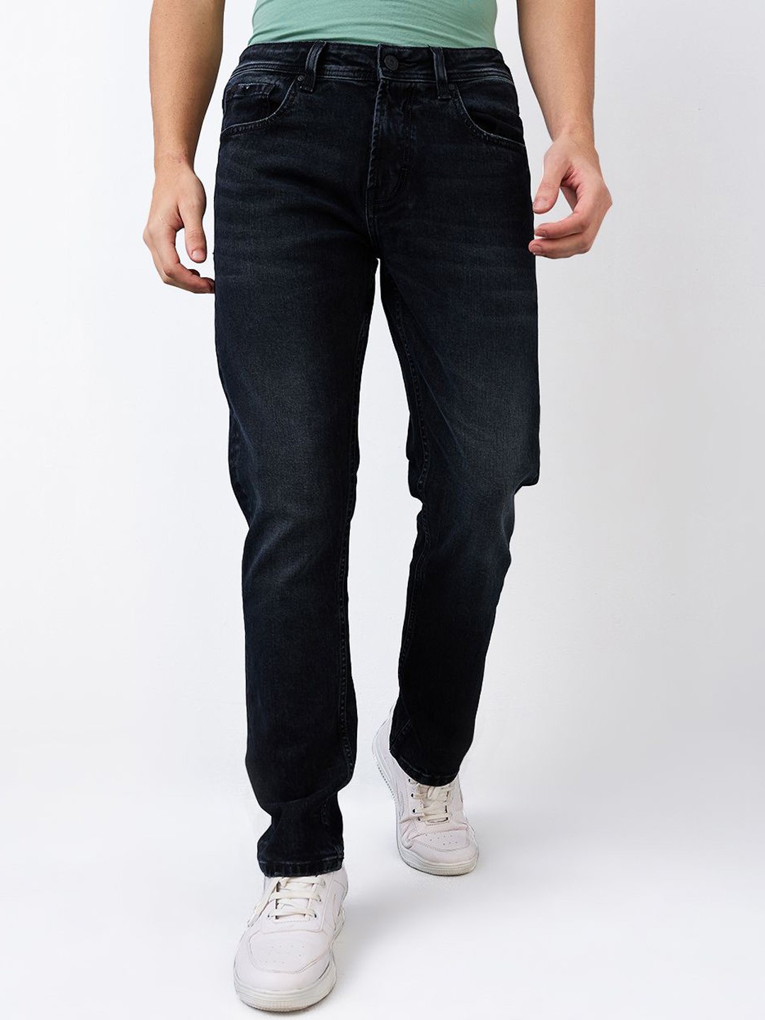 

SPYKAR Men Mid-Rise Jeans, Black
