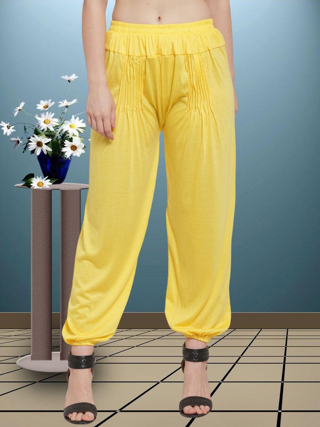 

GRACIT Women Harem Pant, Yellow