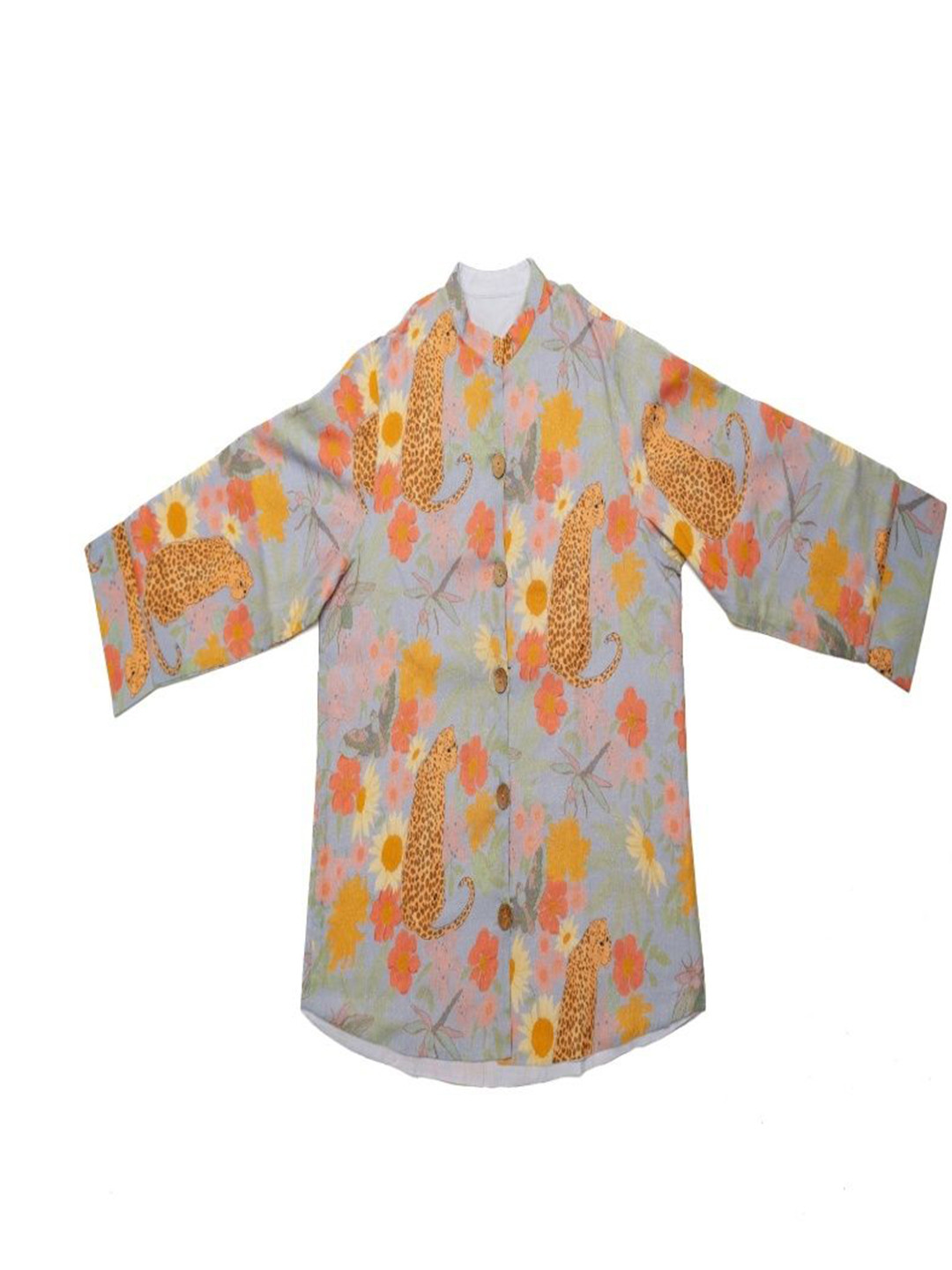 

LABEL SUGAR Women Comfort Opaque Colourblocked Casual Shirt, Grey