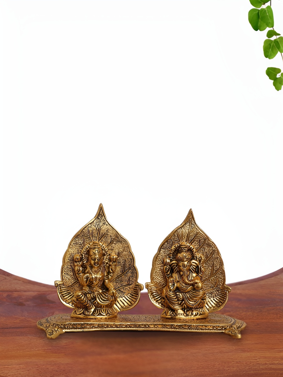 

INTERNATIONAL GIFT Gold-Toned Religious Idol Showpiece