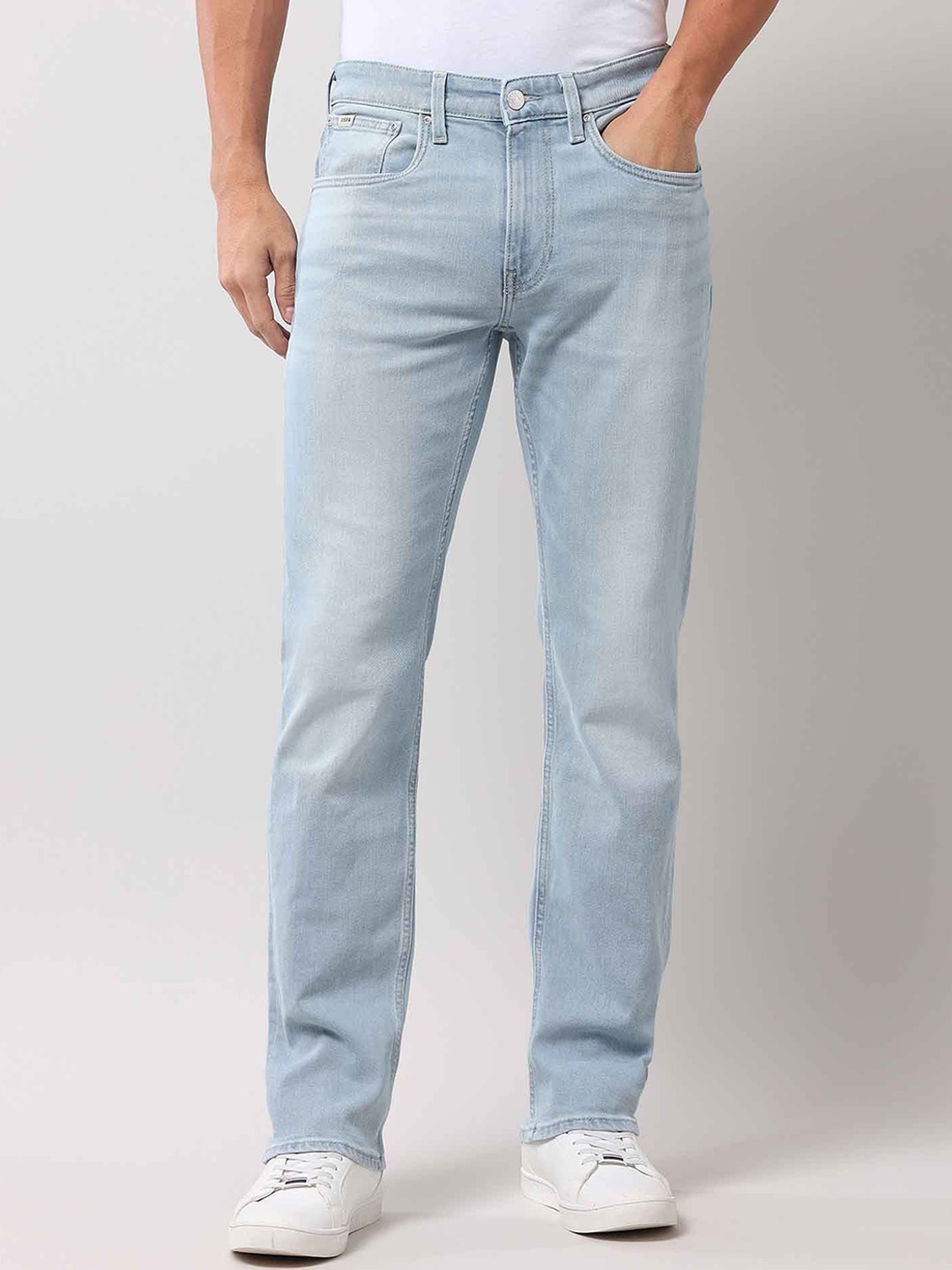 

U.S. Polo Assn. Denim Co. Men Slim Fit Light Fade Jeans, Blue