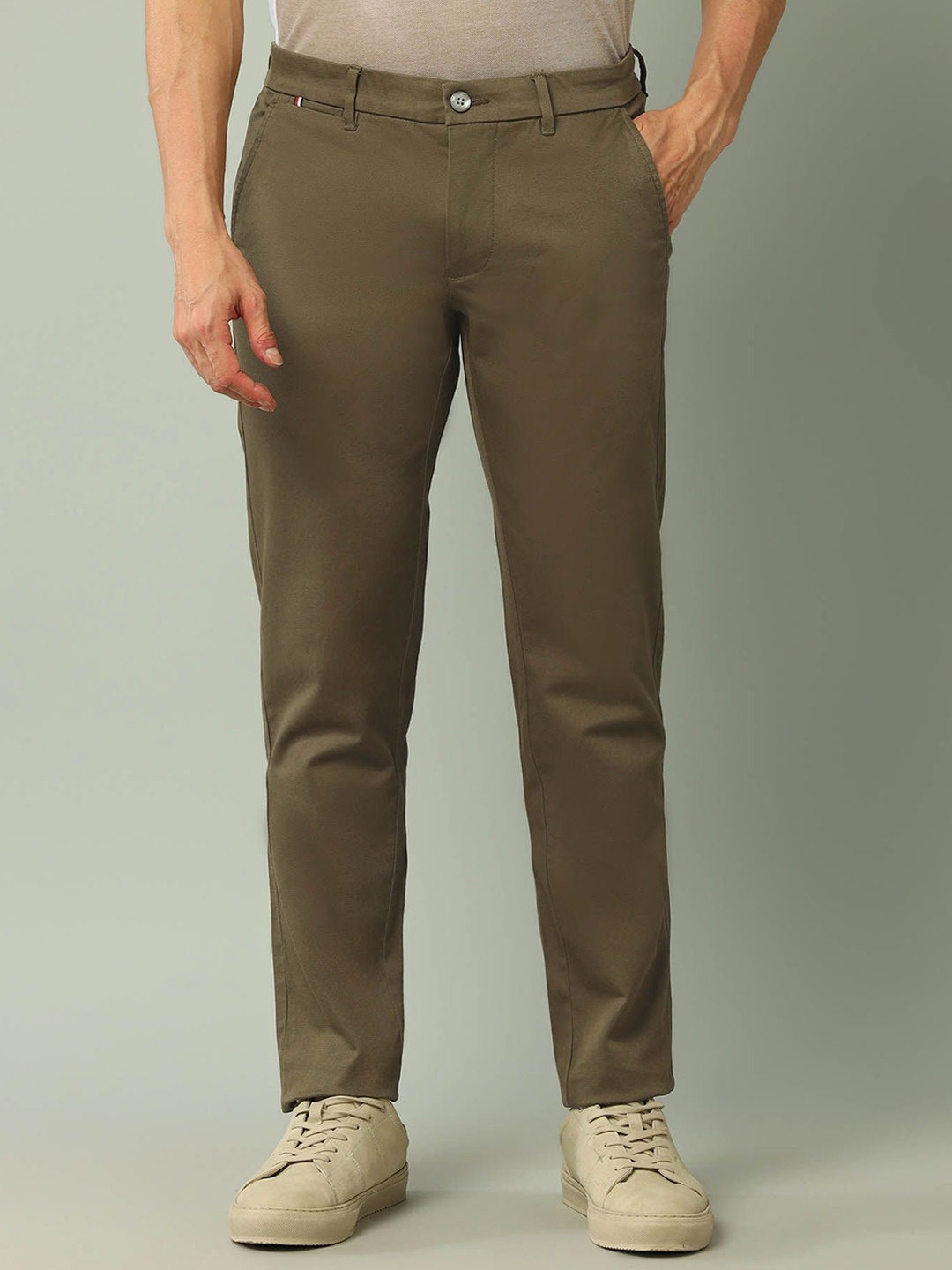 

Arrow Sport Men Slim Fit Chinos Trousers, Brown
