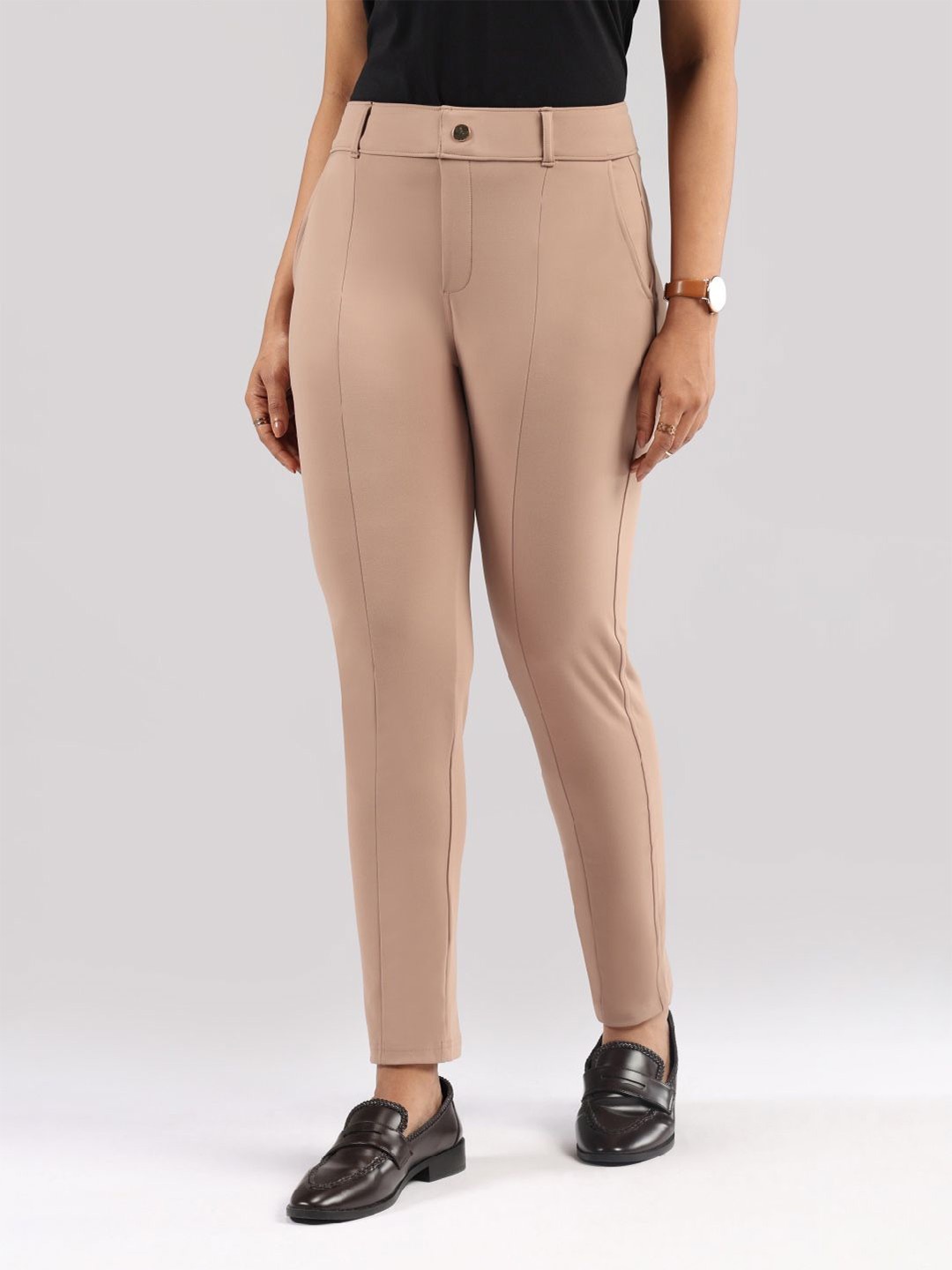 

Blissclub Women The Ultimate Cigarette Pants, Cream