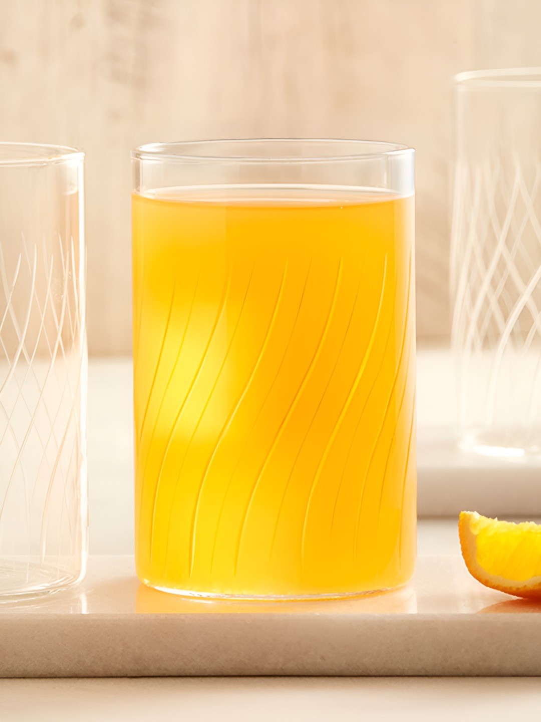 

BOROSIL Transparent 6 Pieces Borosilicate Glass Tumblers 350ml Each