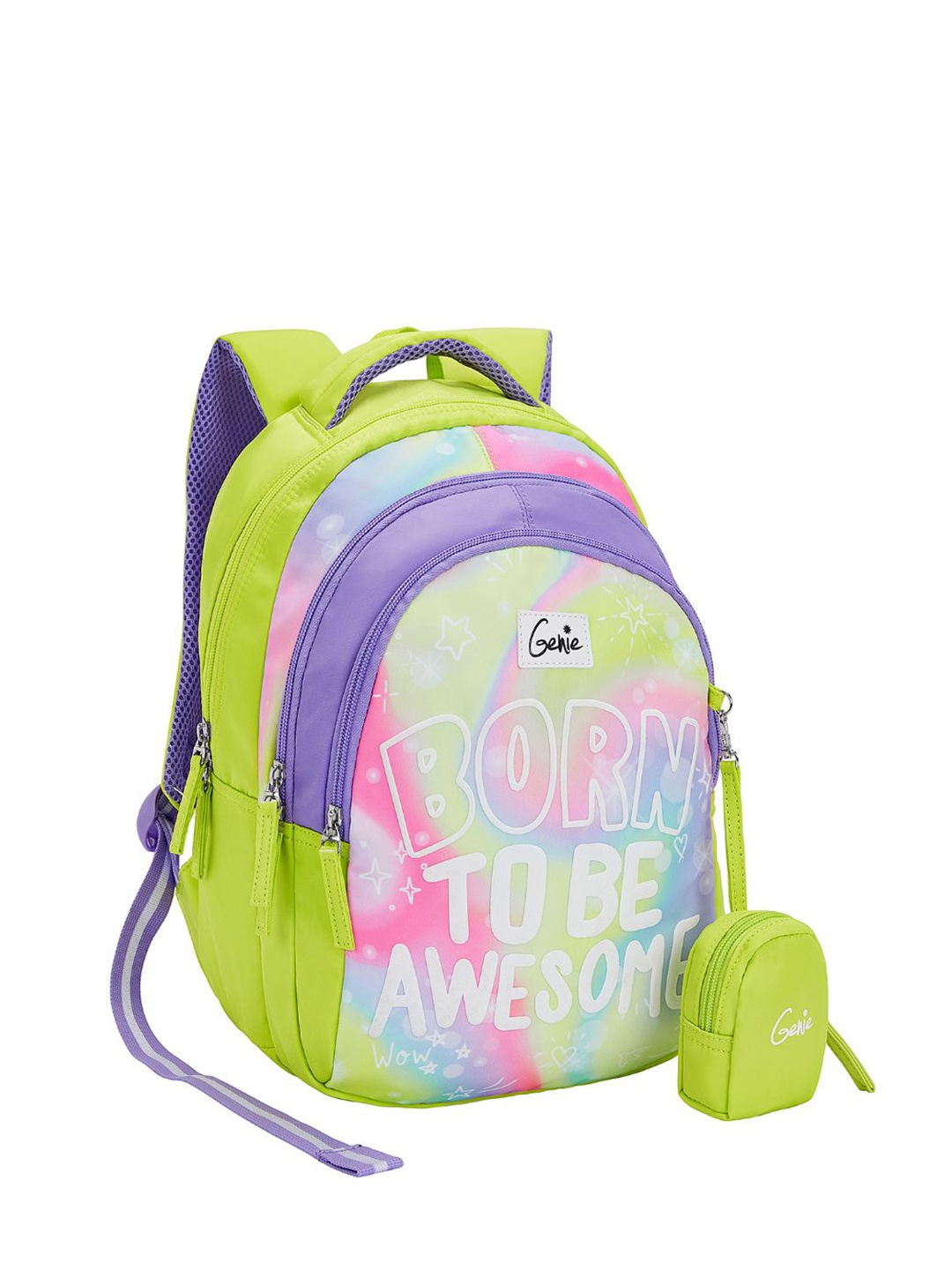 

Genie Girls Graphic Backpack, Green