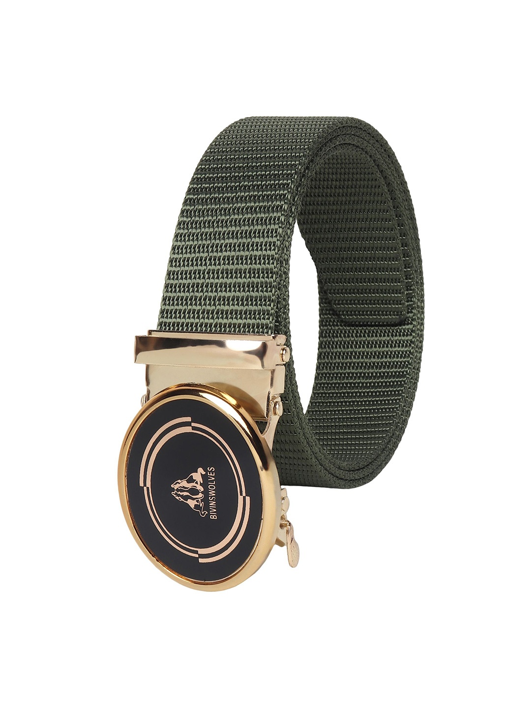

Metronaut Men Textured Formal Belt, Green