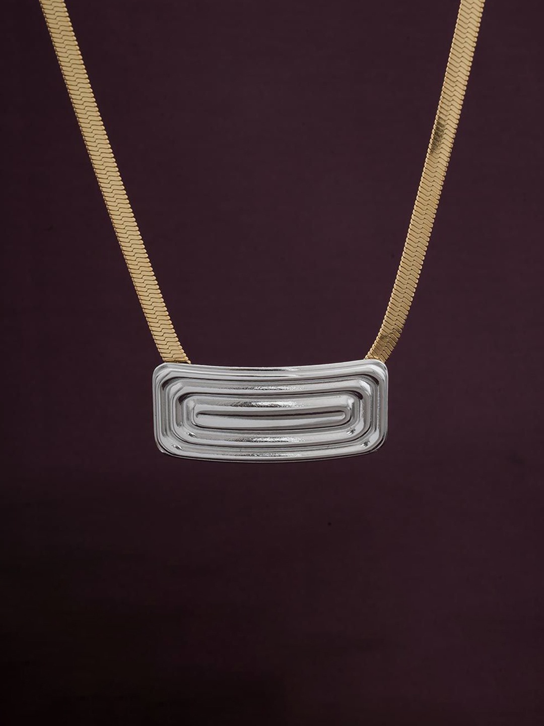 

PALMONAS Gold-Plated Stainless Steel Waterproof & Anti-Tarnish Ridged Chain