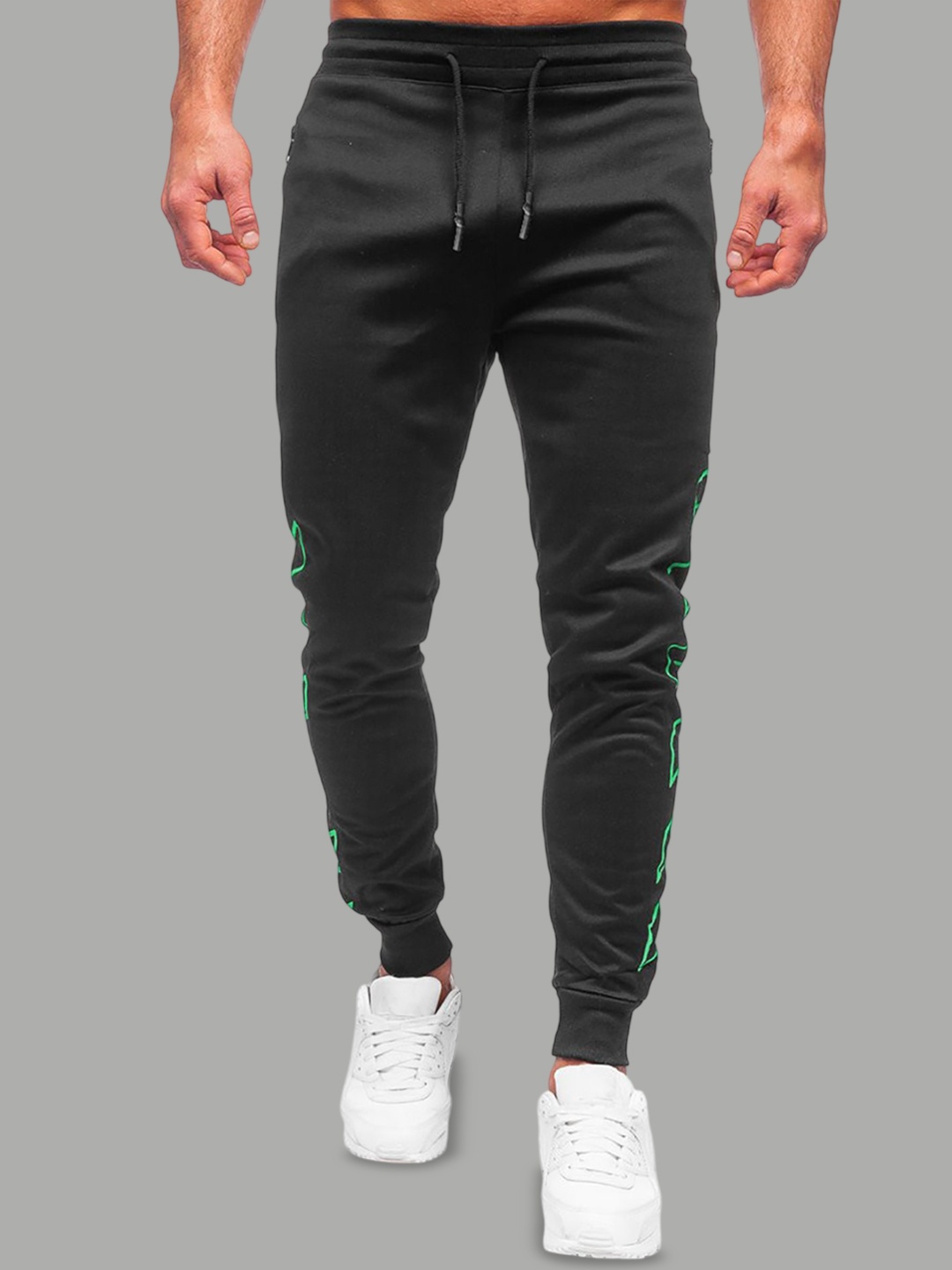 

StyleCast x Revolte Men Mid-Rise Easy Wash Chinos Trousers, Black