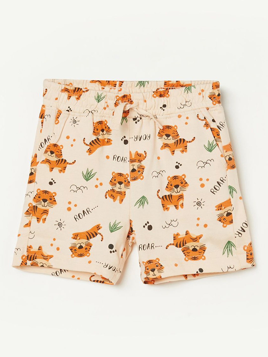 

Juniors by Lifestyle Boys Printed Cotton Shorts, Yellow