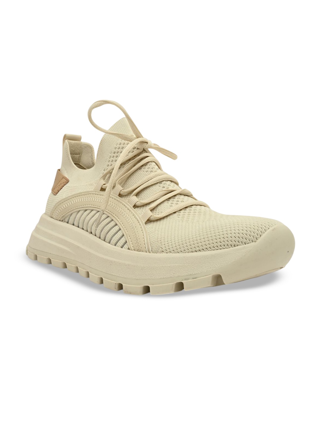 

ALDO Men Woven Design Lace-Ups Sneakers, Off white