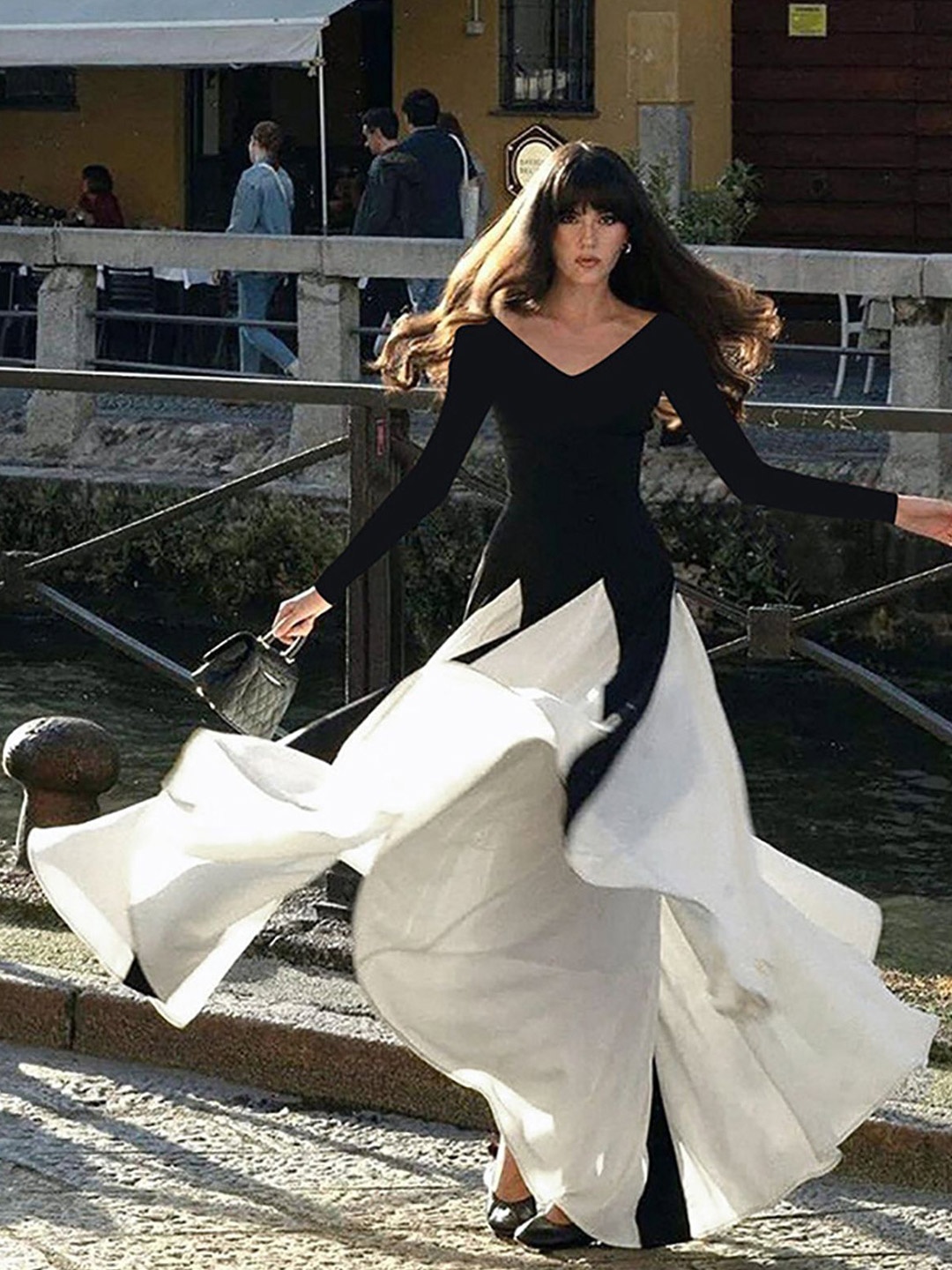 

StyleCast x Revolte Maxi Dress, Black