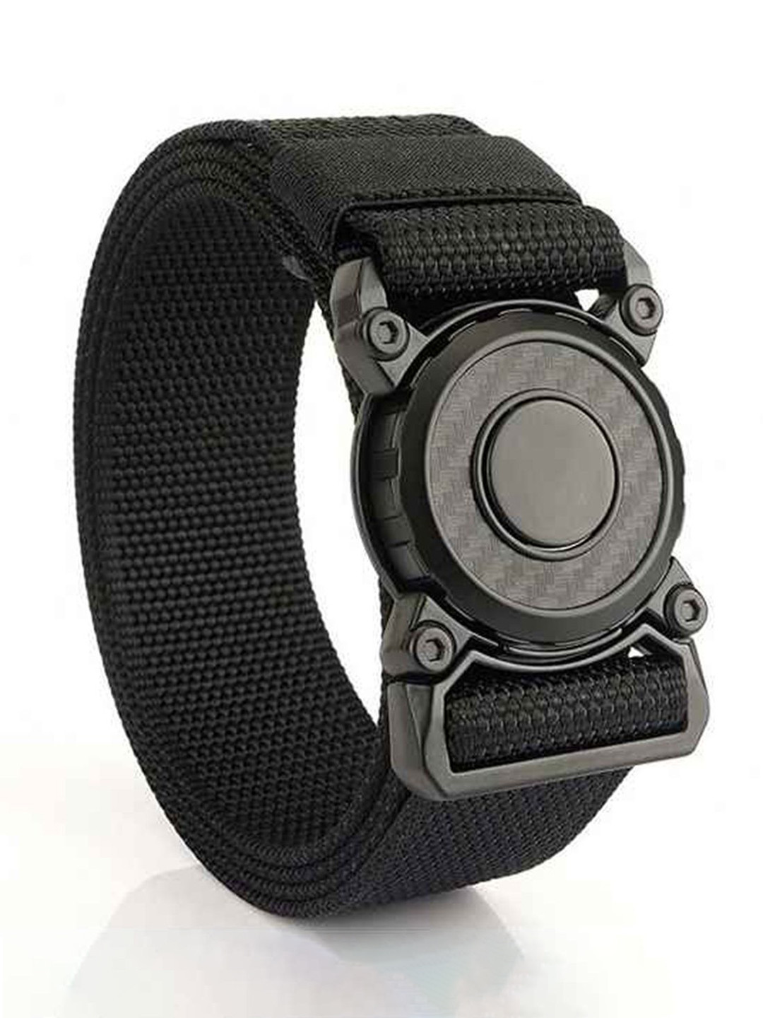 

Metronaut Men Textured Formal Belt, Black