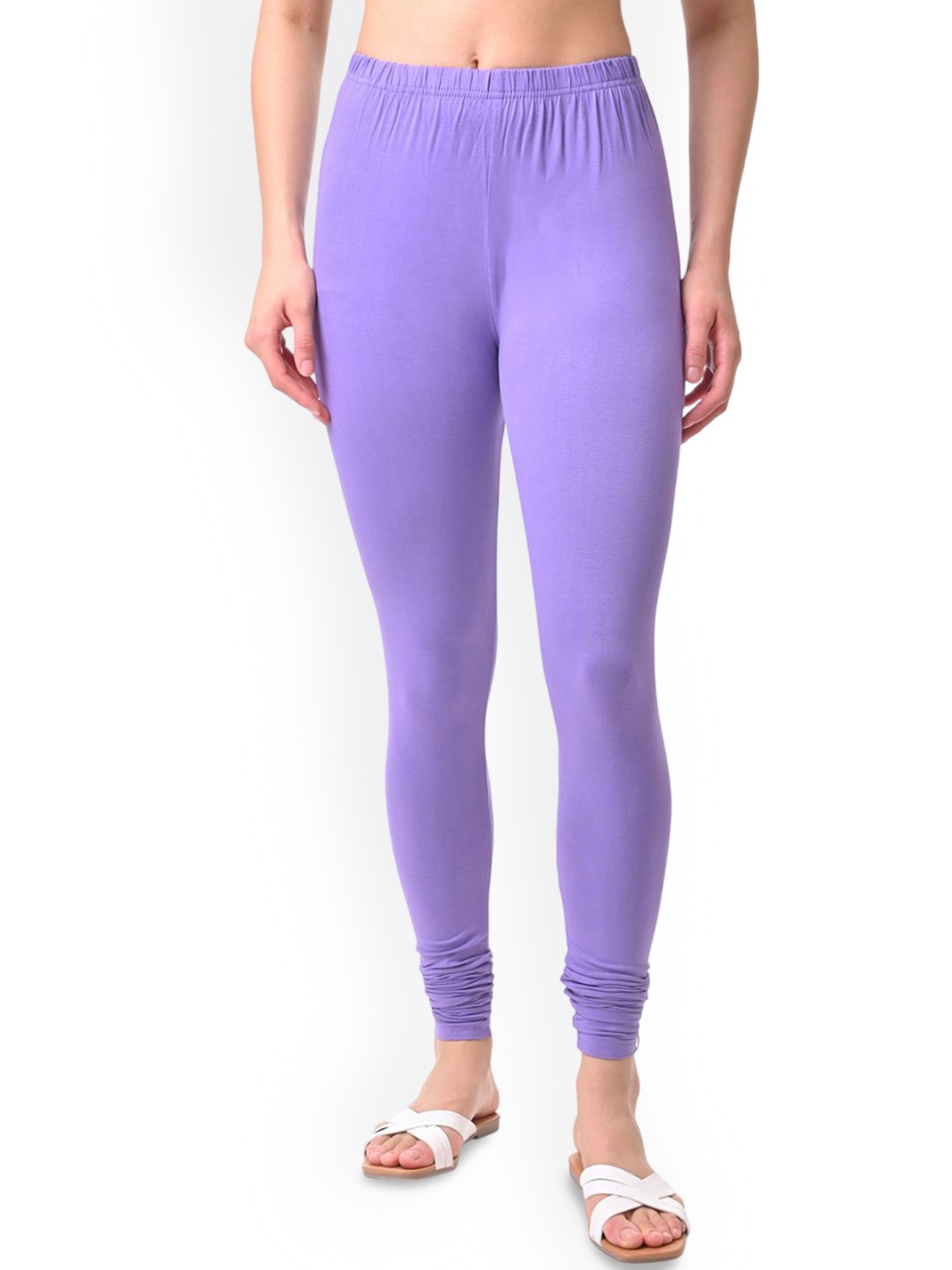 

Fly Birds Women Mid-Rise Churidar-Length Leggings, Lavender