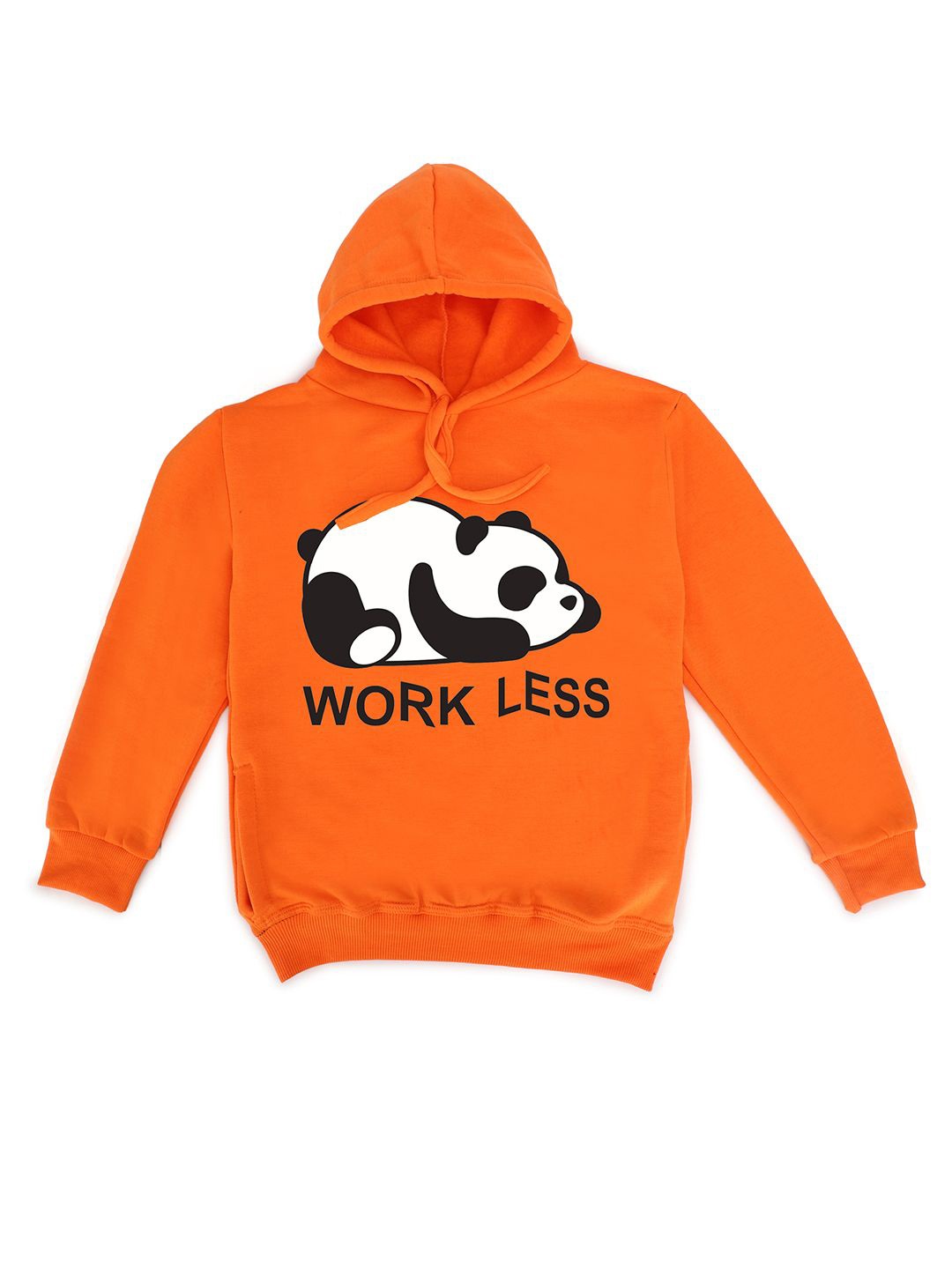

Fabvio Plus Kids Printed Hooded Sweatshirt, Orange