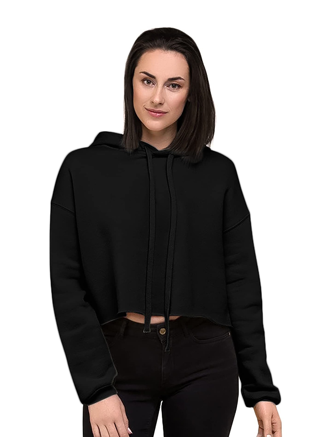 

NOTWILD Women Hooded Sweatshirt, Black