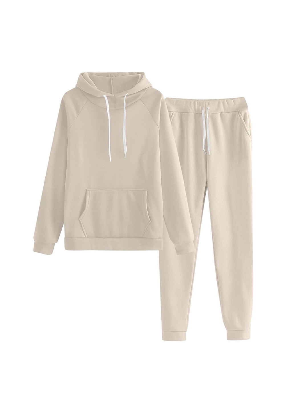 

NOTWILD Women Hooded Sweatshirt, Beige
