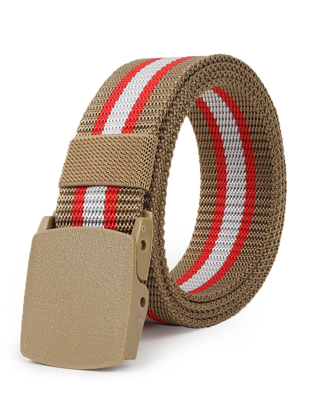 

Metronaut Men Textured Formal Belt, Beige