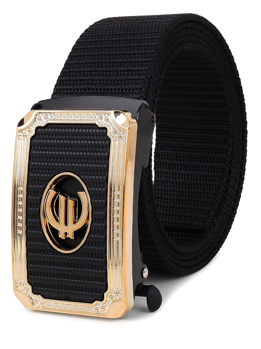

Metronaut Men Textured Formal Belt, Black