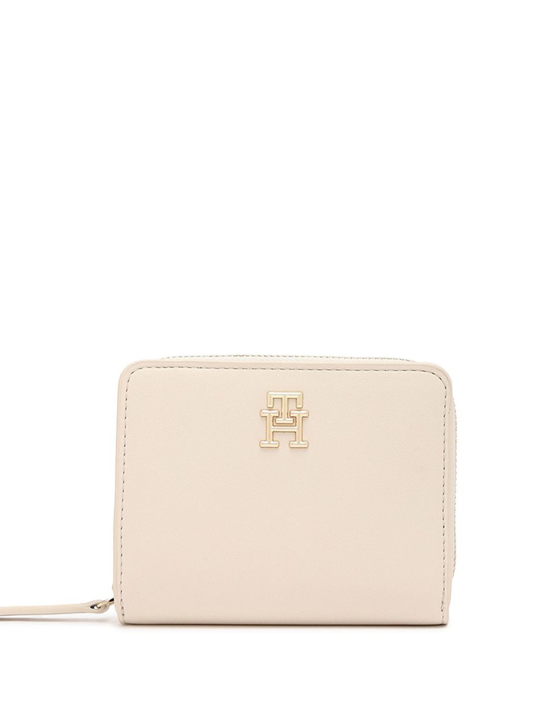 

Tommy Hilfiger Women PU Two Fold Wallet, Cream