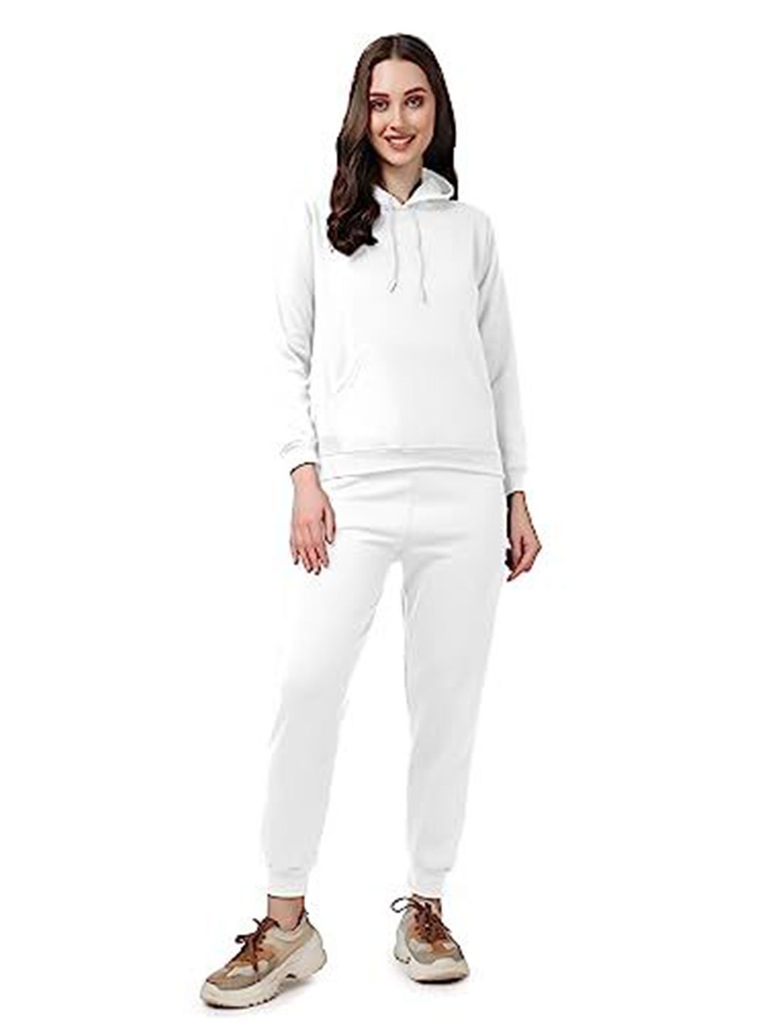 

NOTWILD Women Hooded Sweatshirt, White