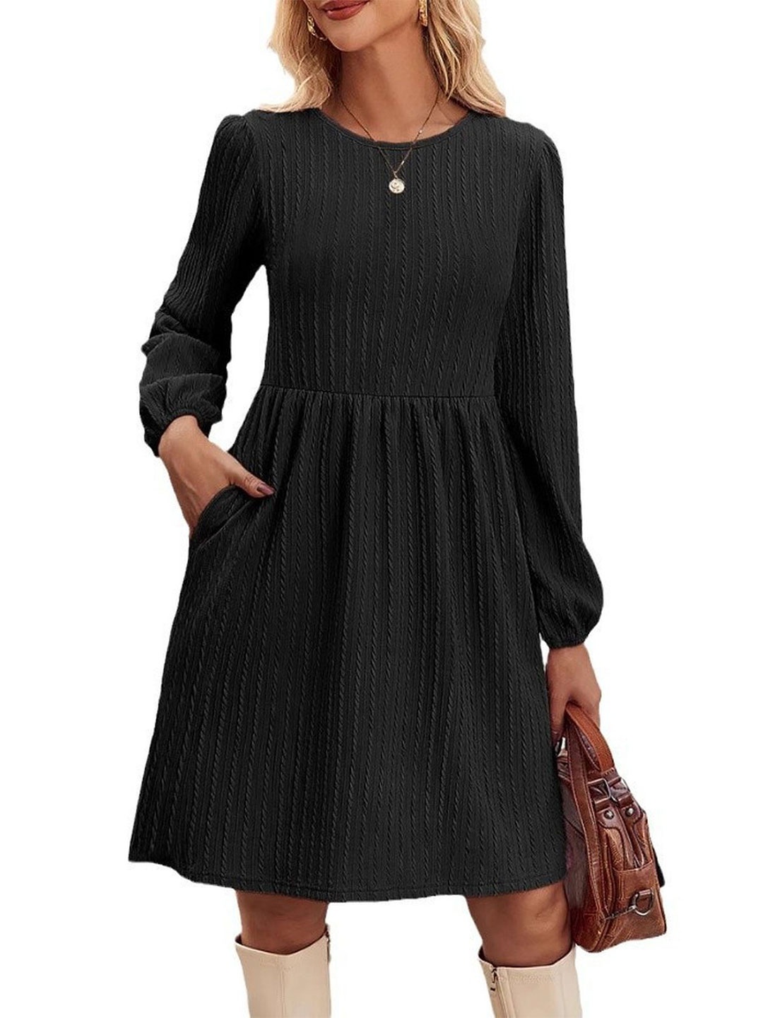 

StyleCast x Revolte Sheath Dress, Black