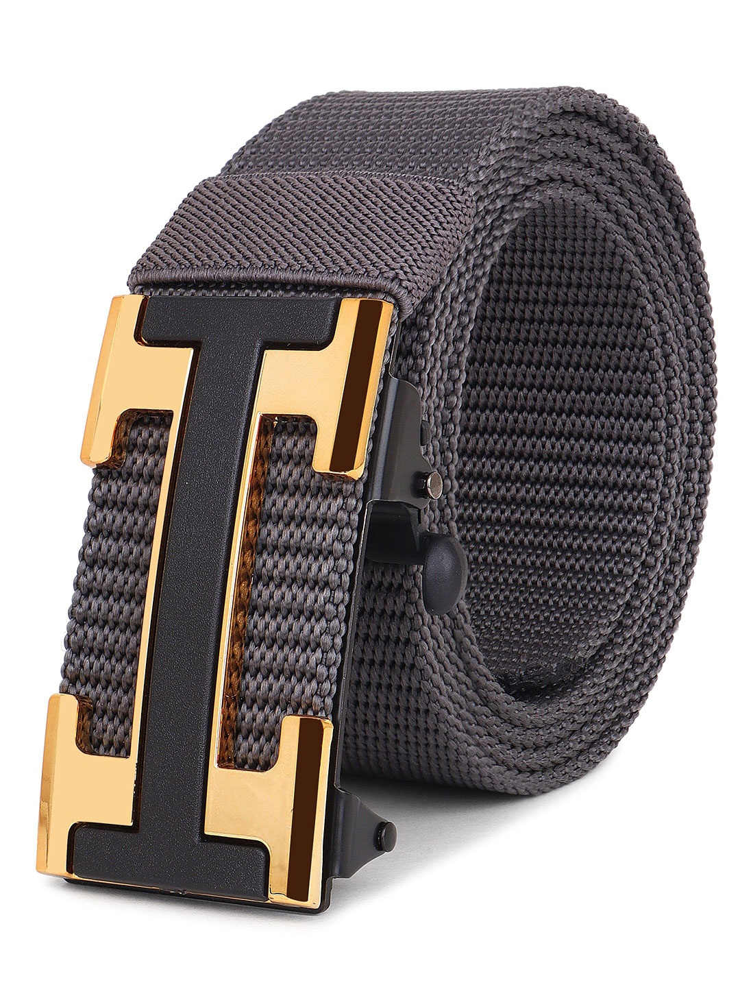 

Metronaut Men Textured Formal Belt, Grey