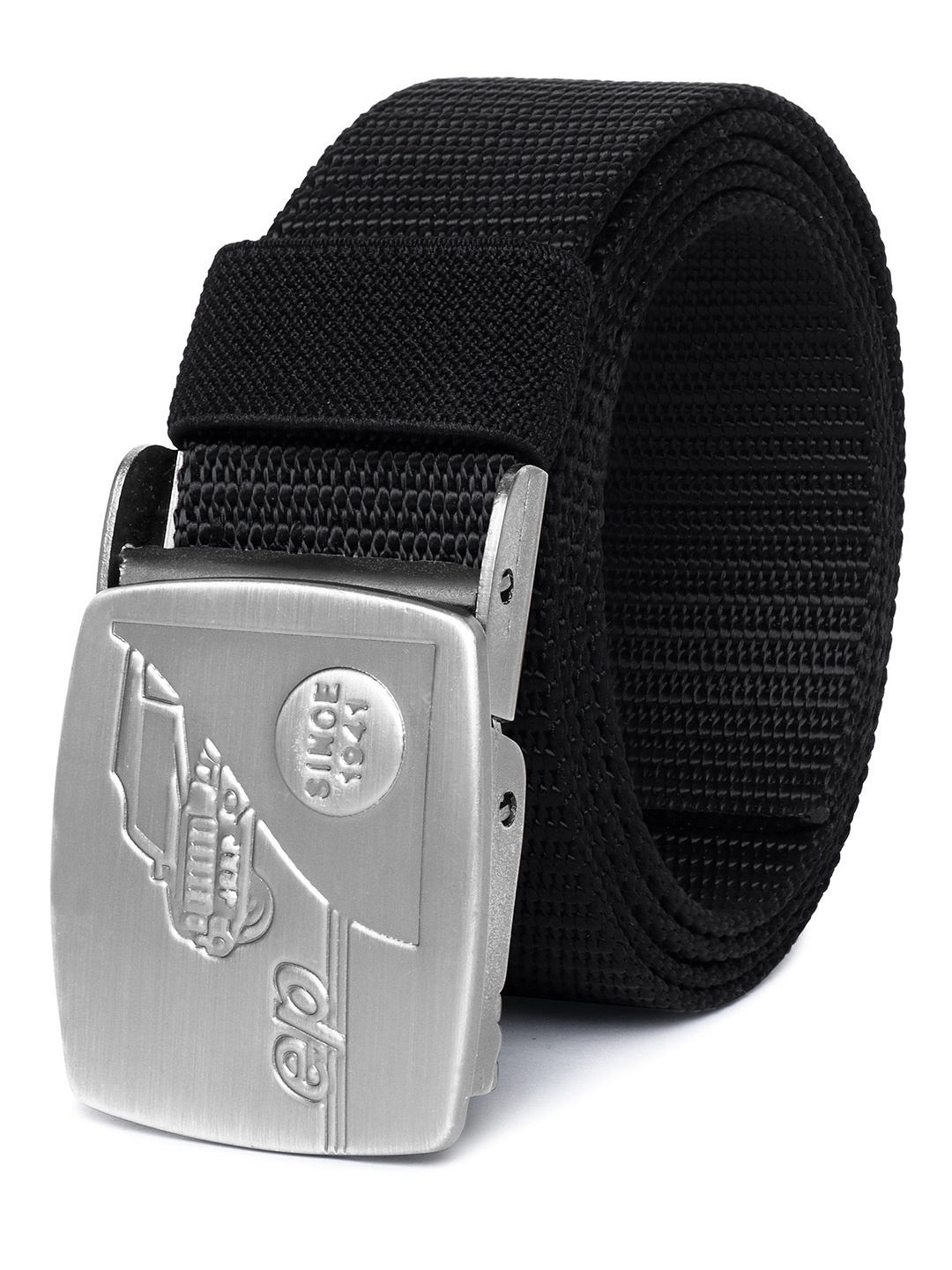 

Metronaut Men Textured Formal Belt, Black