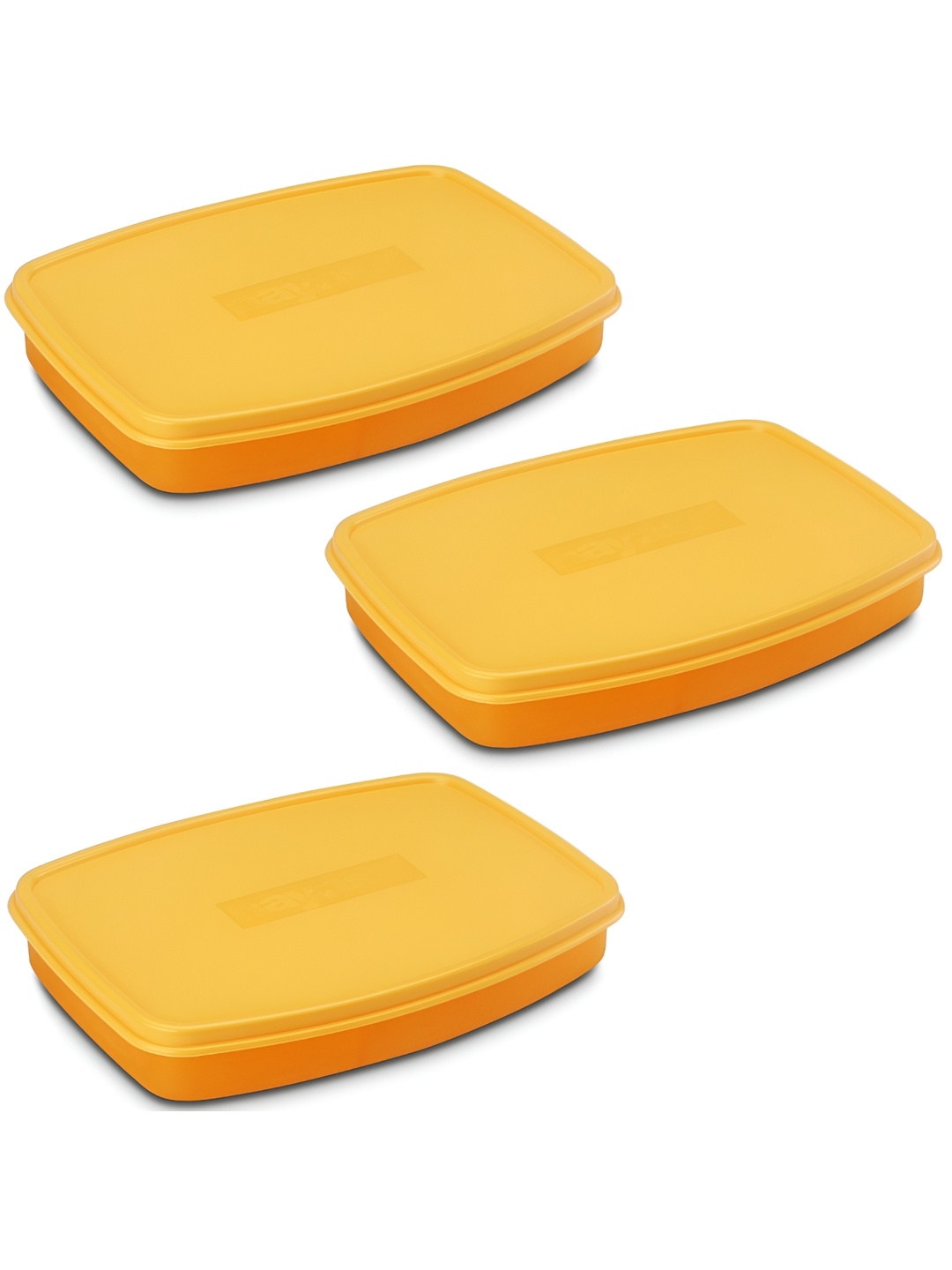 

Nayasa Witty Mini Orange-Coloured 3 Pieces Air Tight Lunch Box