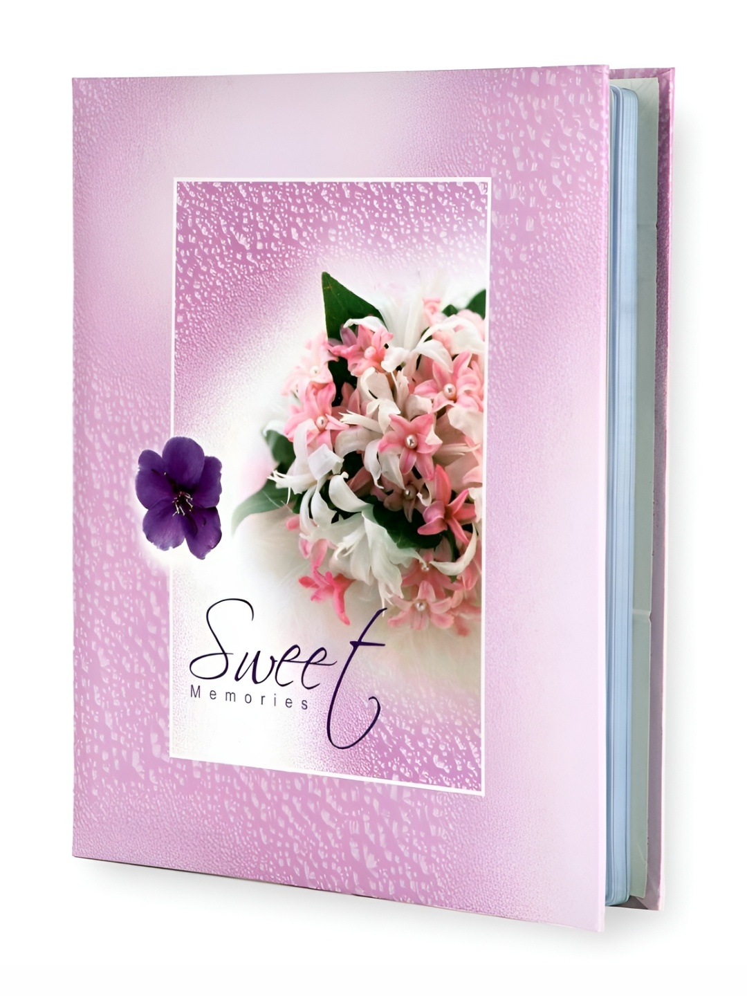 

SEHAZ ARTWORKS Purple & White Sweet Memories Printed Photo Album