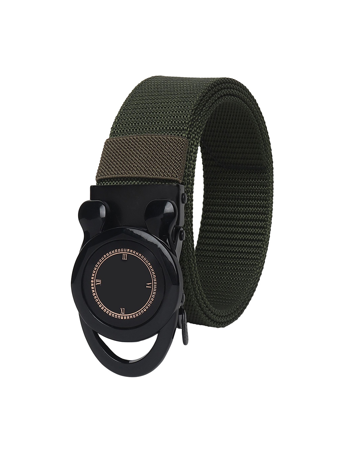

Metronaut Men Textured Formal Belt, Green