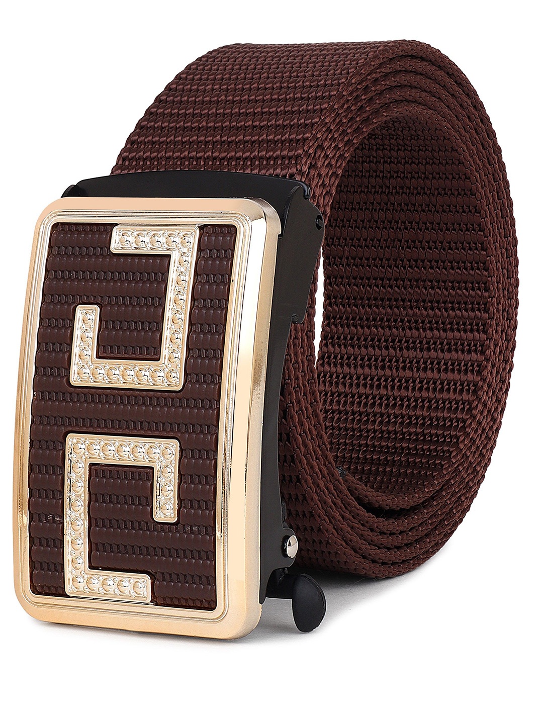 

Metronaut Men Textured Formal Belt, Brown